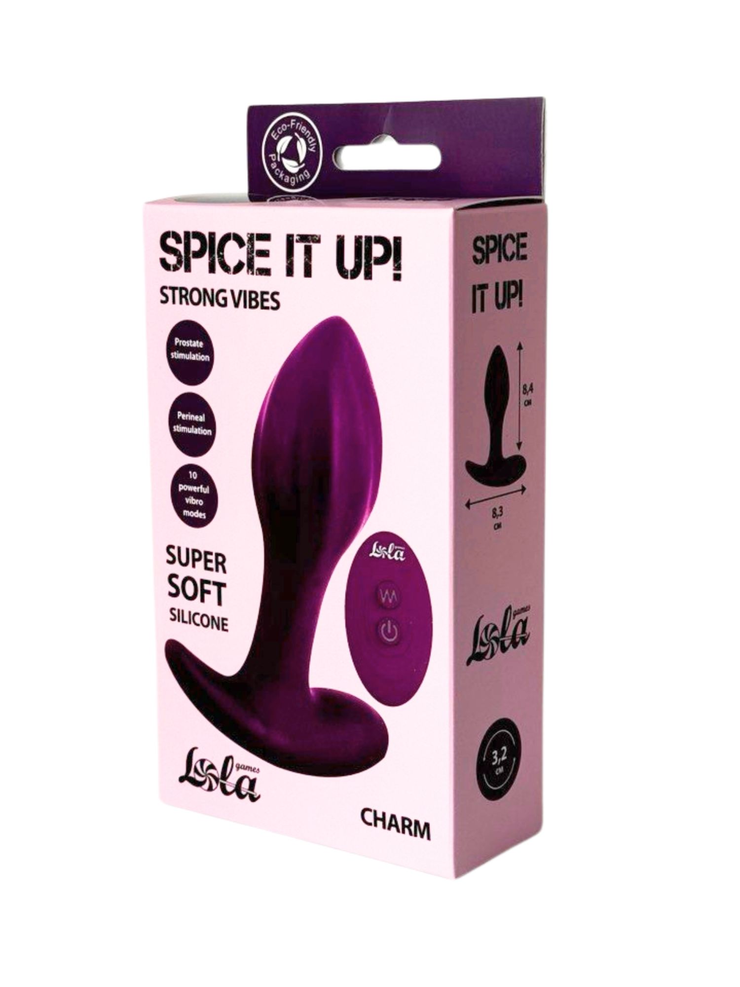 перезаряжаемая анальная пробка spice it up charm 8021-02lola в Севастополе