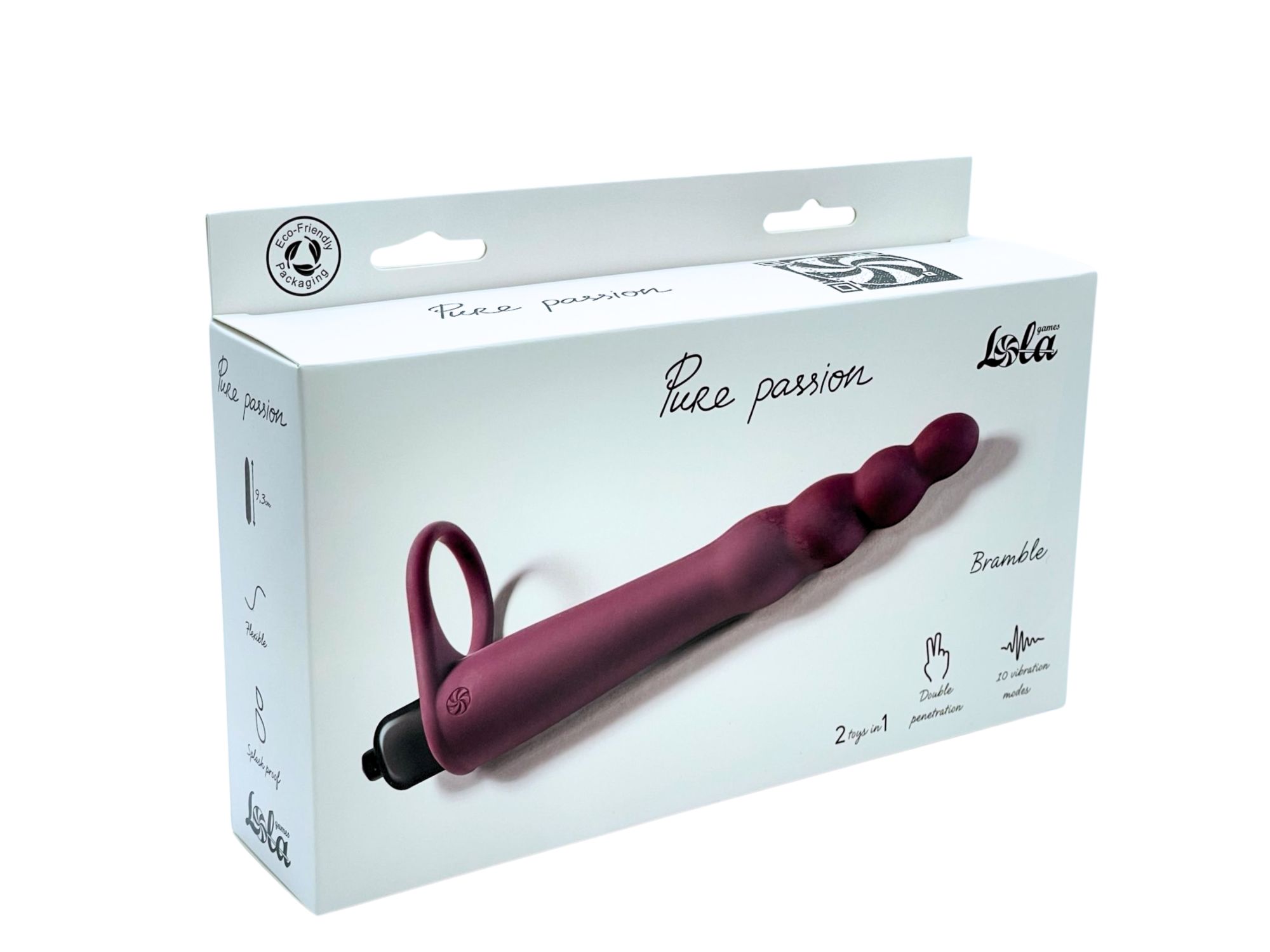 вибронасадка для двойного проникновения pure passion bramble wine red 1201-02lola в Севастополе