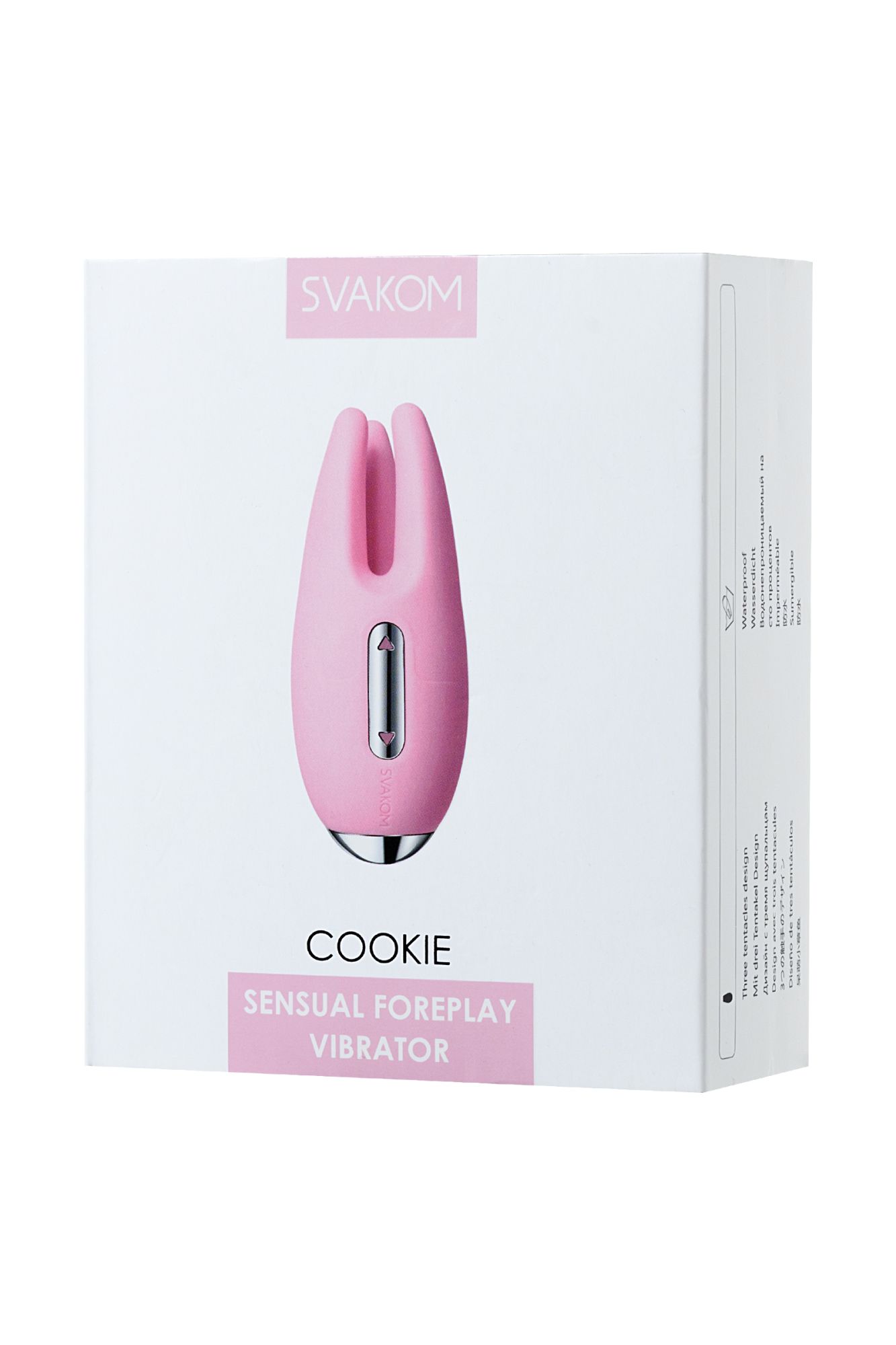 мини-вибратор svakom cookie, подвижные тентакли, розовый, 9,6 см в Севастополе
