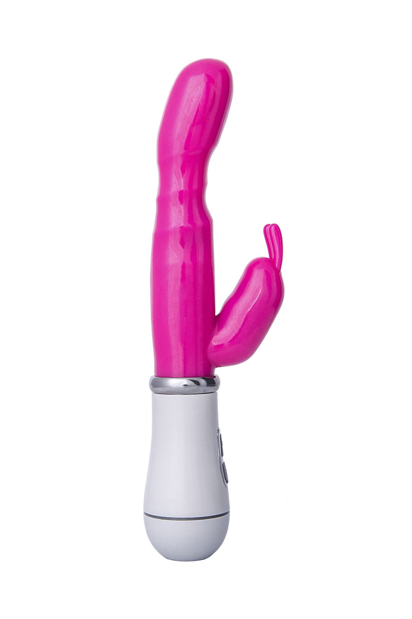 вибратор с клиторальным стимулятором a-toys by toyfa, tpe, розовый, 20 см в Севастополе