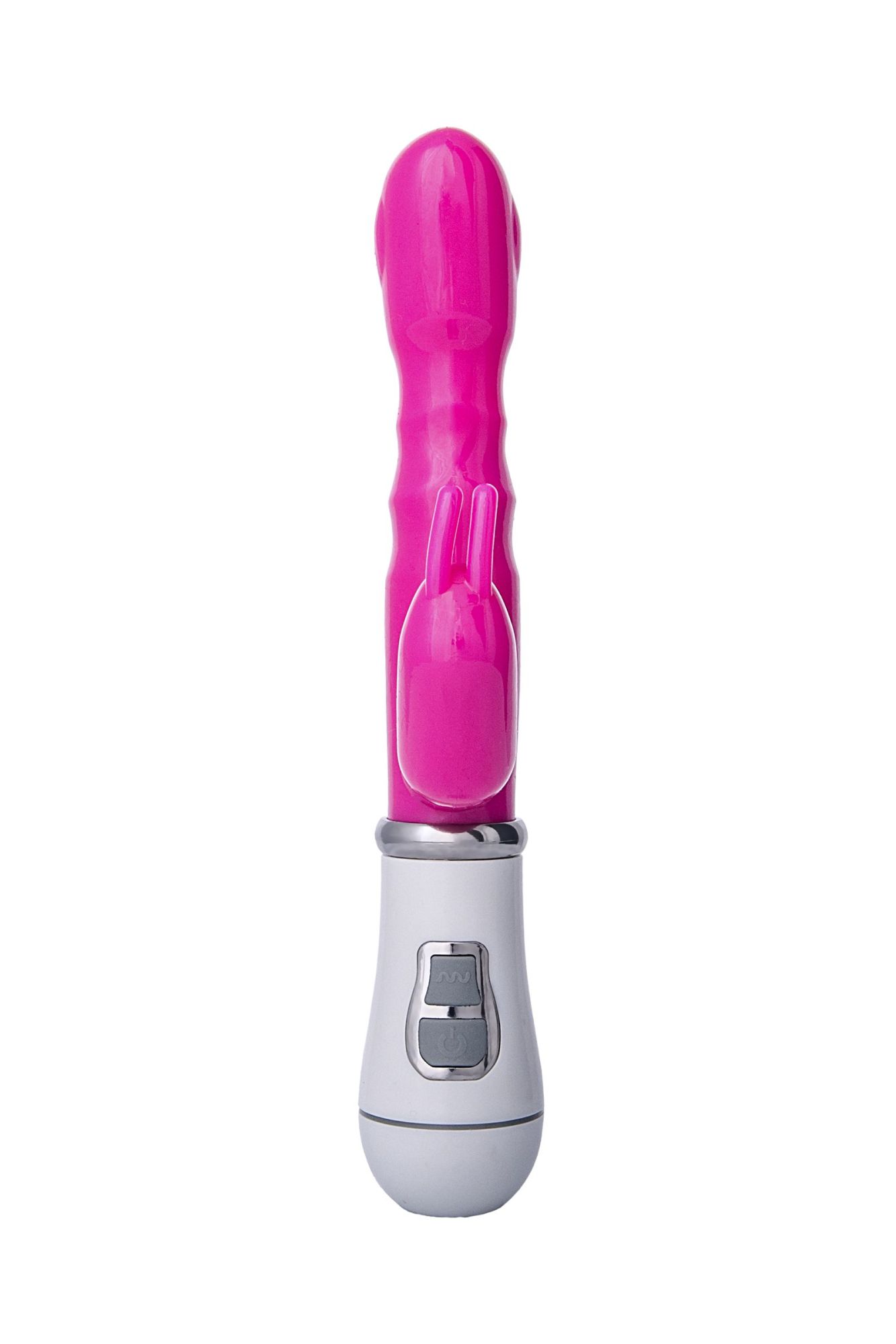вибратор с клиторальным стимулятором a-toys by toyfa, tpe, розовый, 20 см в Севастополе