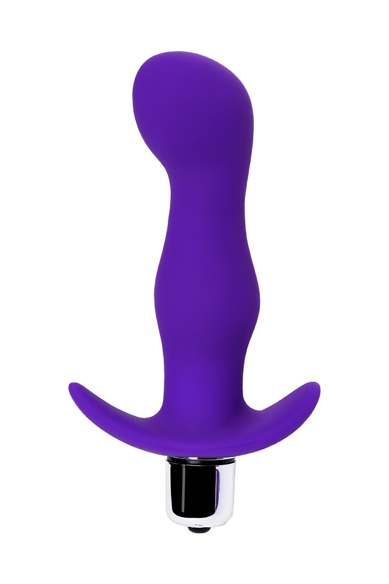 анальная пробка с вибрацией a-toys by toyfa kamet, размер m, силикон, фиолетовая, 12,9 см в Севастополе
