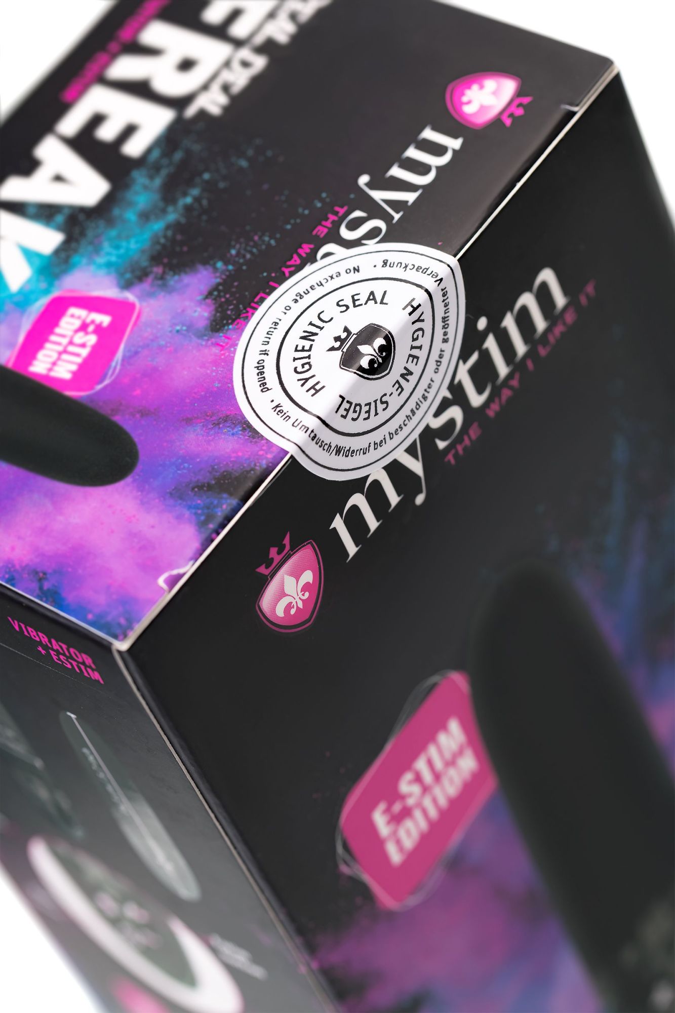 вибратор mystim real deal neal с электростимуляцией, силикон, черный, 16,5 см в Севастополе