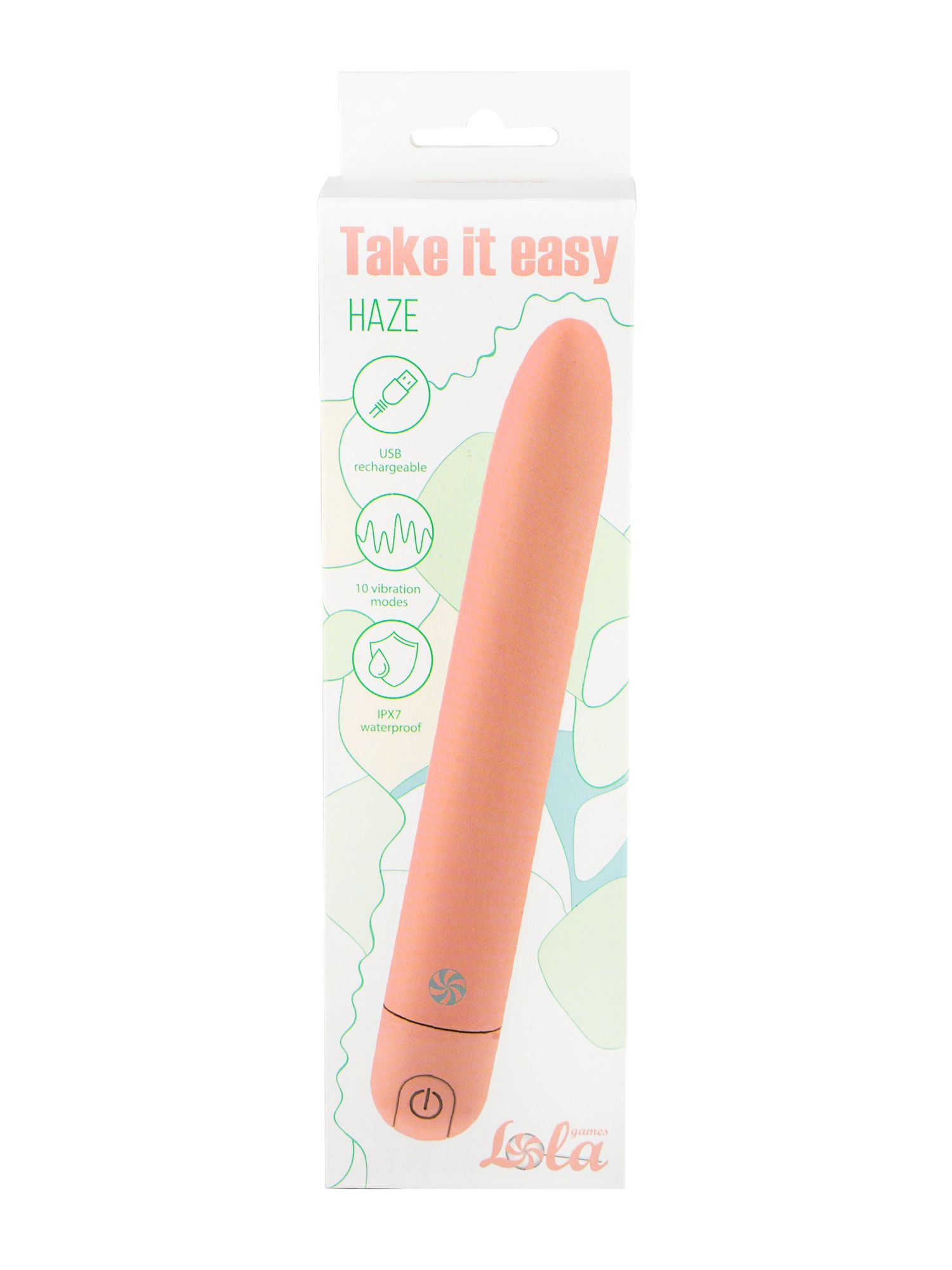 перезаряжаемый вибратор take it easy haze peach 9025-01lola в Севастополе
