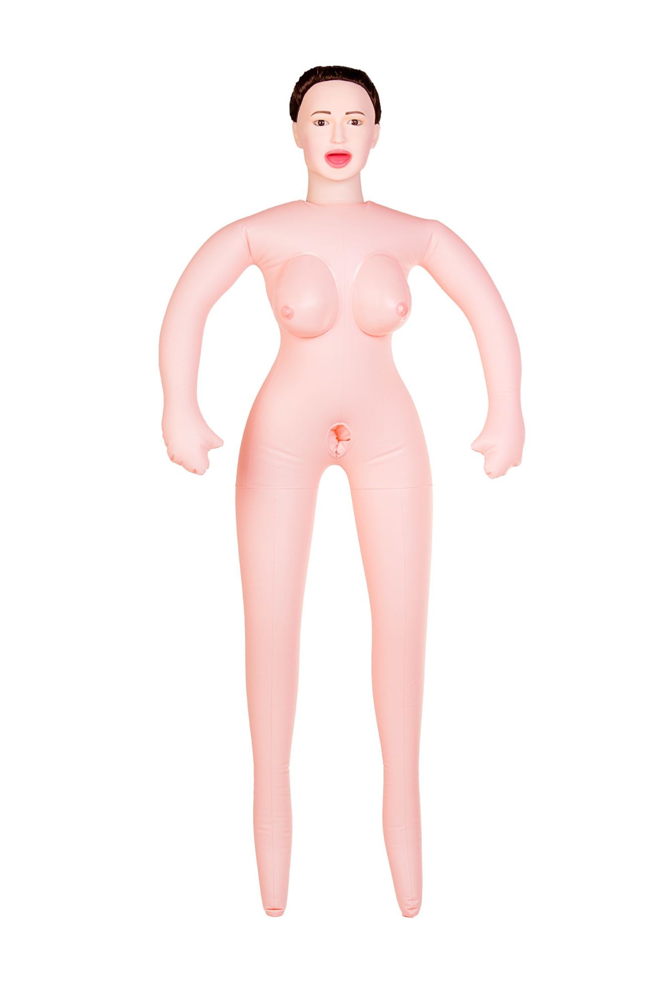 кукла надувная dolls-x by toyfa gabriella с реалистичной головой, брюнетка, с тремя отверстиями в Севастополе