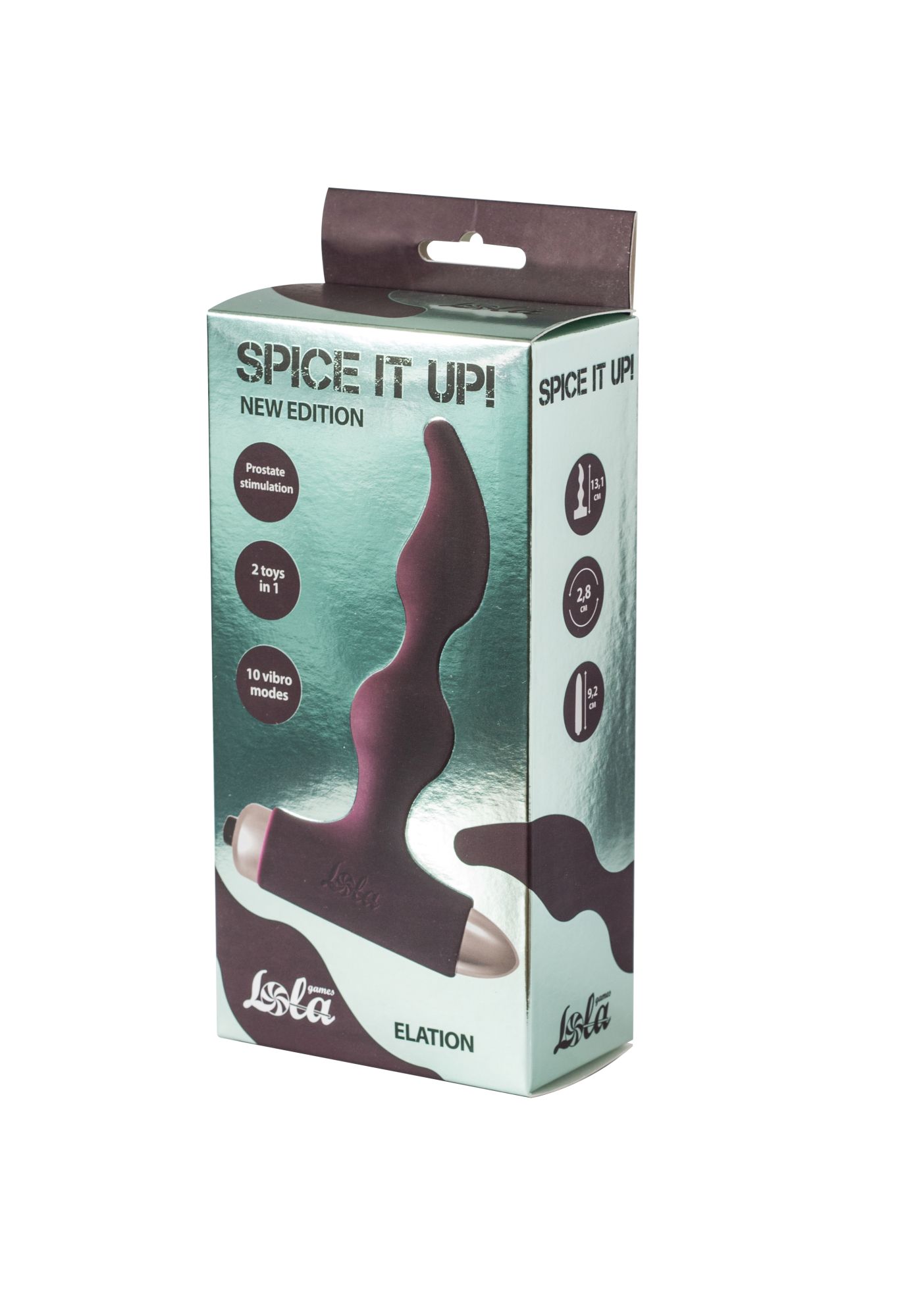 анальная пробка с вибрацией spice it up new edition elation wine red 8018-03lola в Севастополе