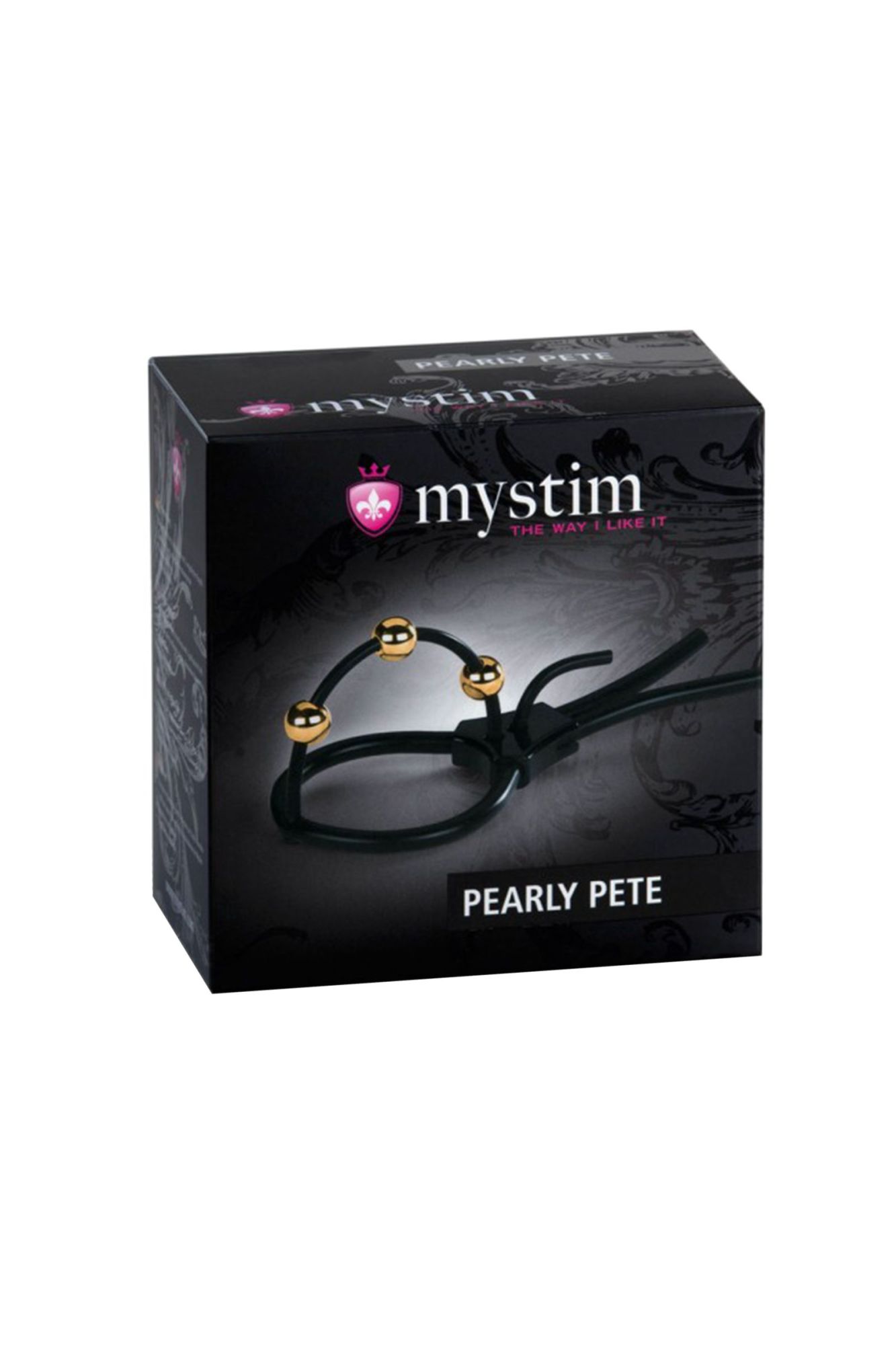 электросбруя mystim pearly pete, силикон, черный, 14 см в Севастополе