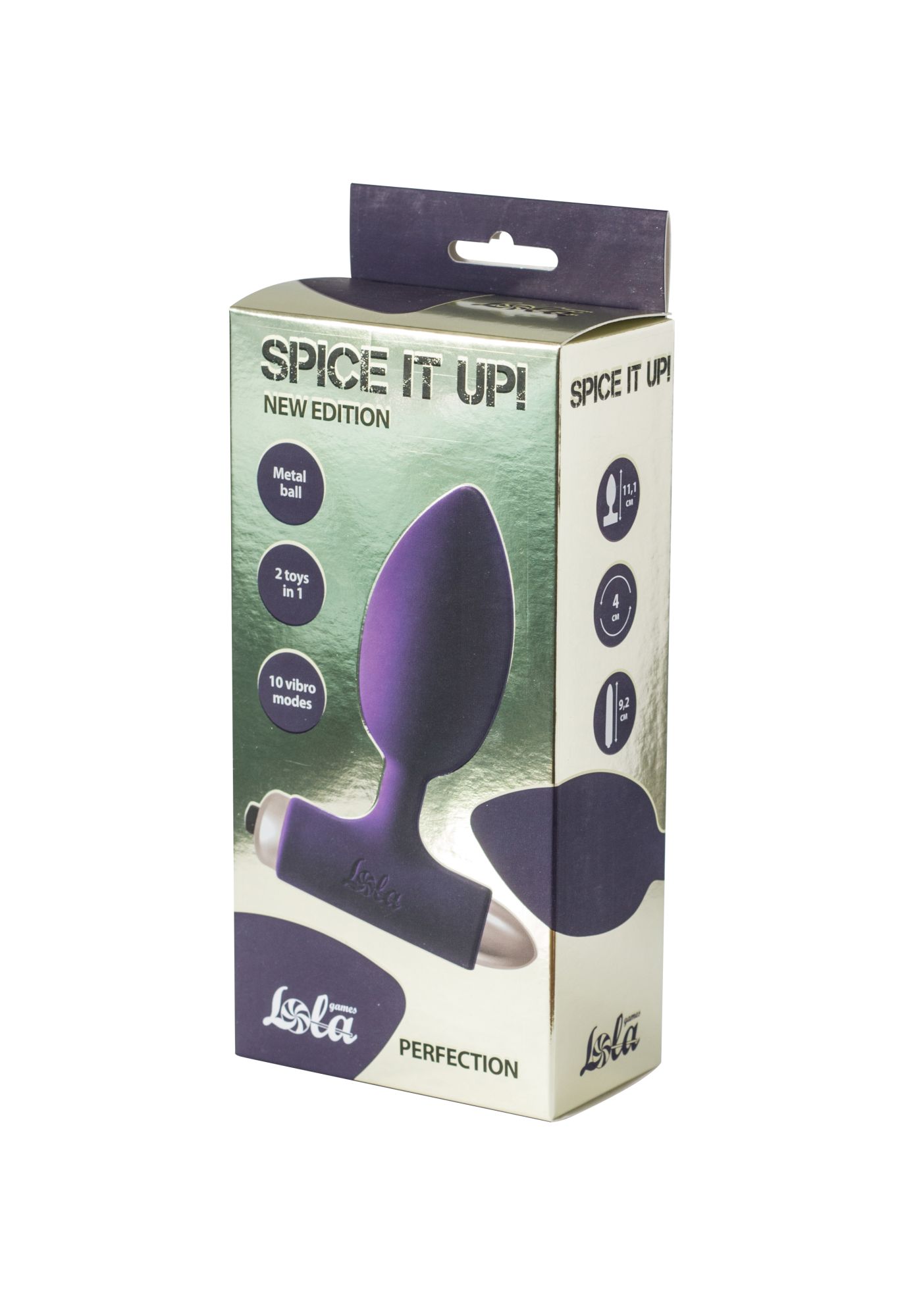 анальная пробка с вибрацией spice it up new edition perfection ultraviolet 8014-04lola в Севастополе