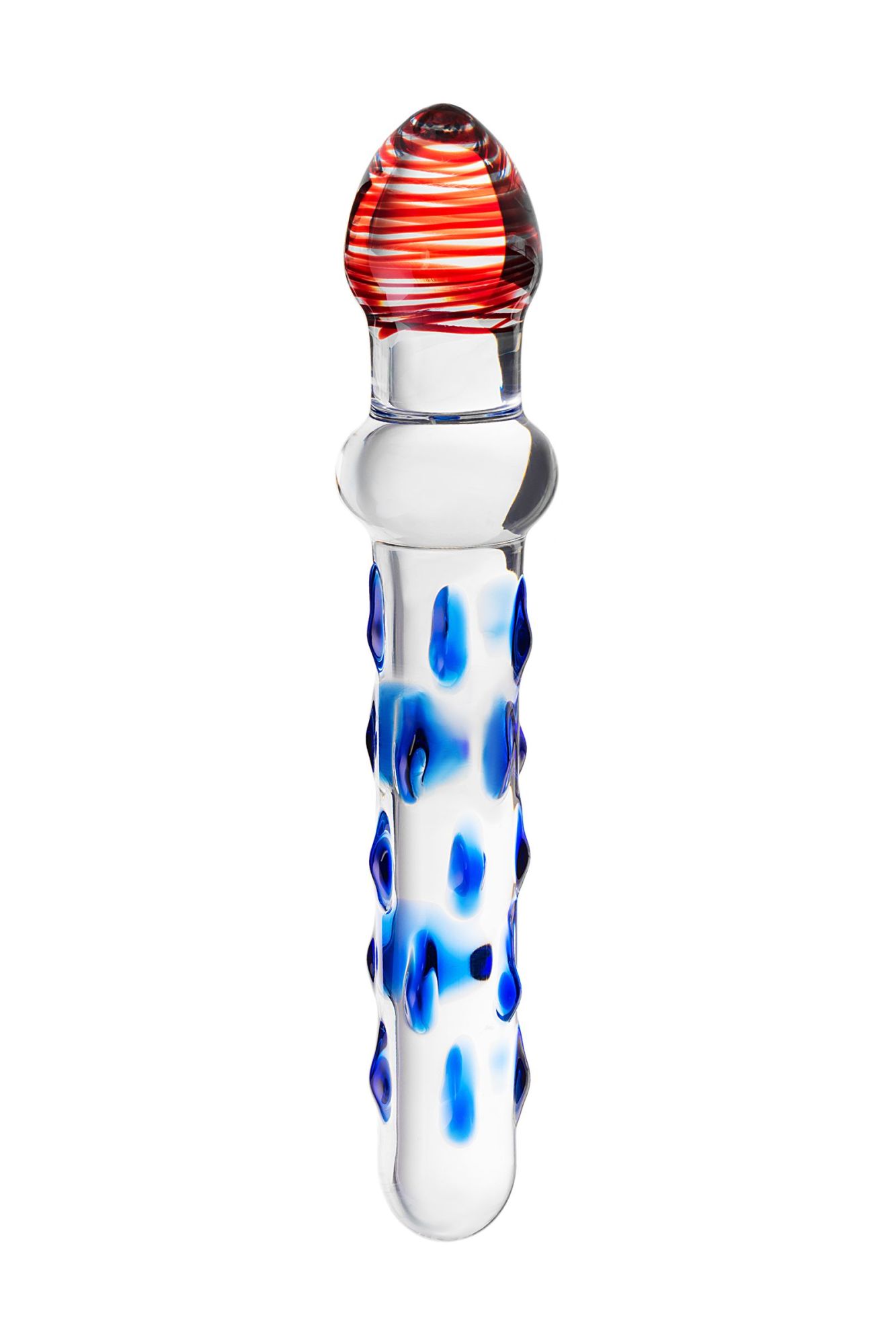 двусторонний фаллоимитатор sexus glass, стекло, прозрачный, 20 см в Севастополе