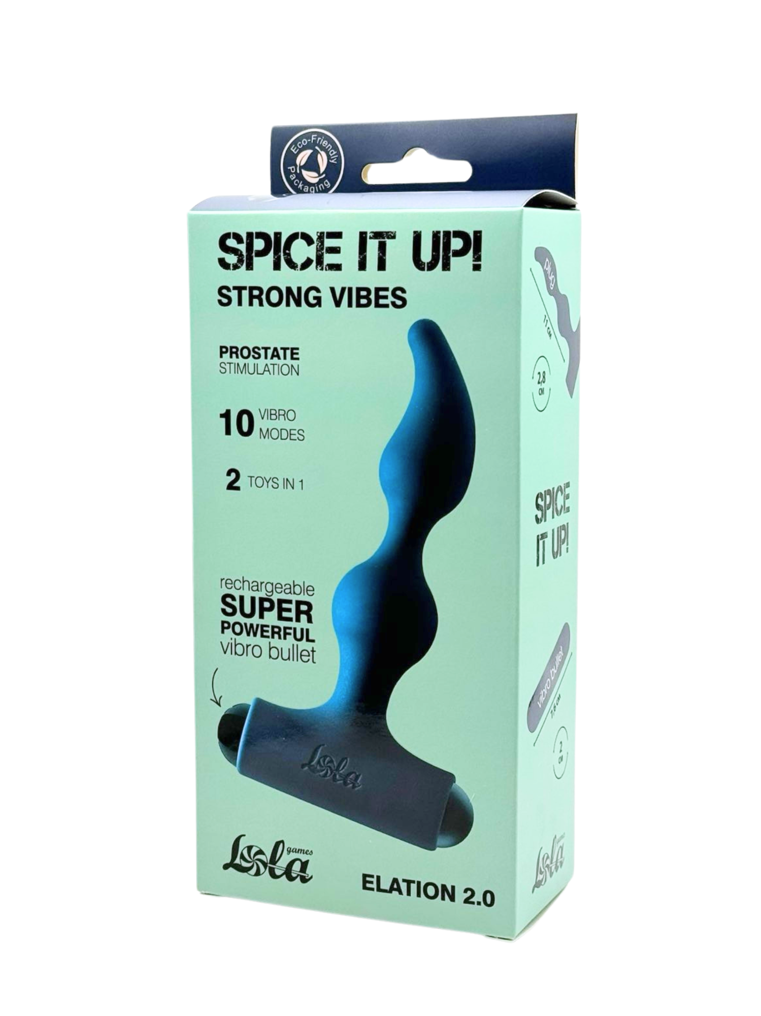 анальная пробка с перезаряжаемой вибропулей spice it up elation 2.0 8018-05lola в Севастополе