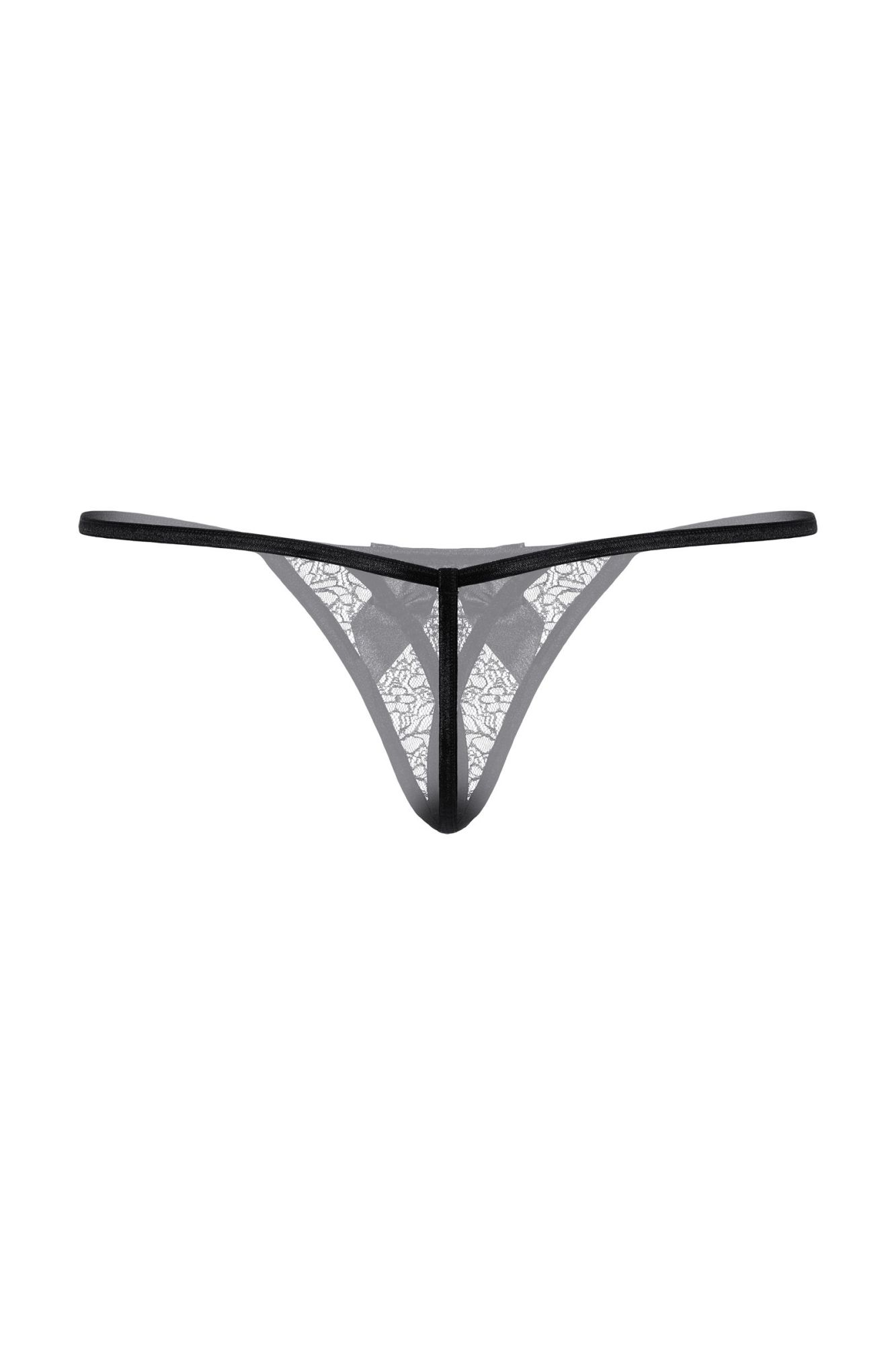 Эротическое стринги открытые кружевные softline collection, черный, s/l в Севастополе