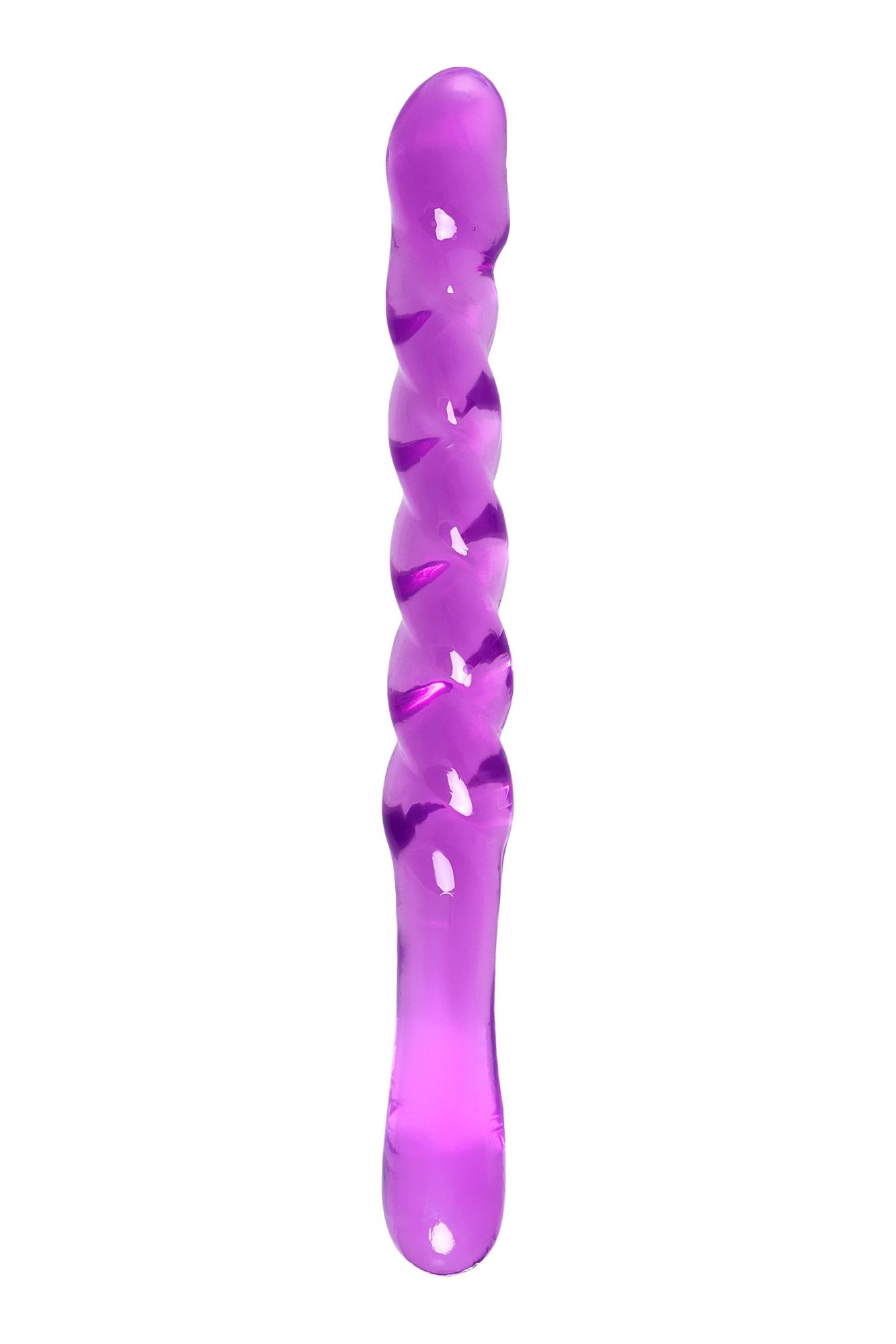 двусторонний фаллоимитатор a-toys by toyfa tanza, tpe, фиолетовый, 27,5 см в Севастополе