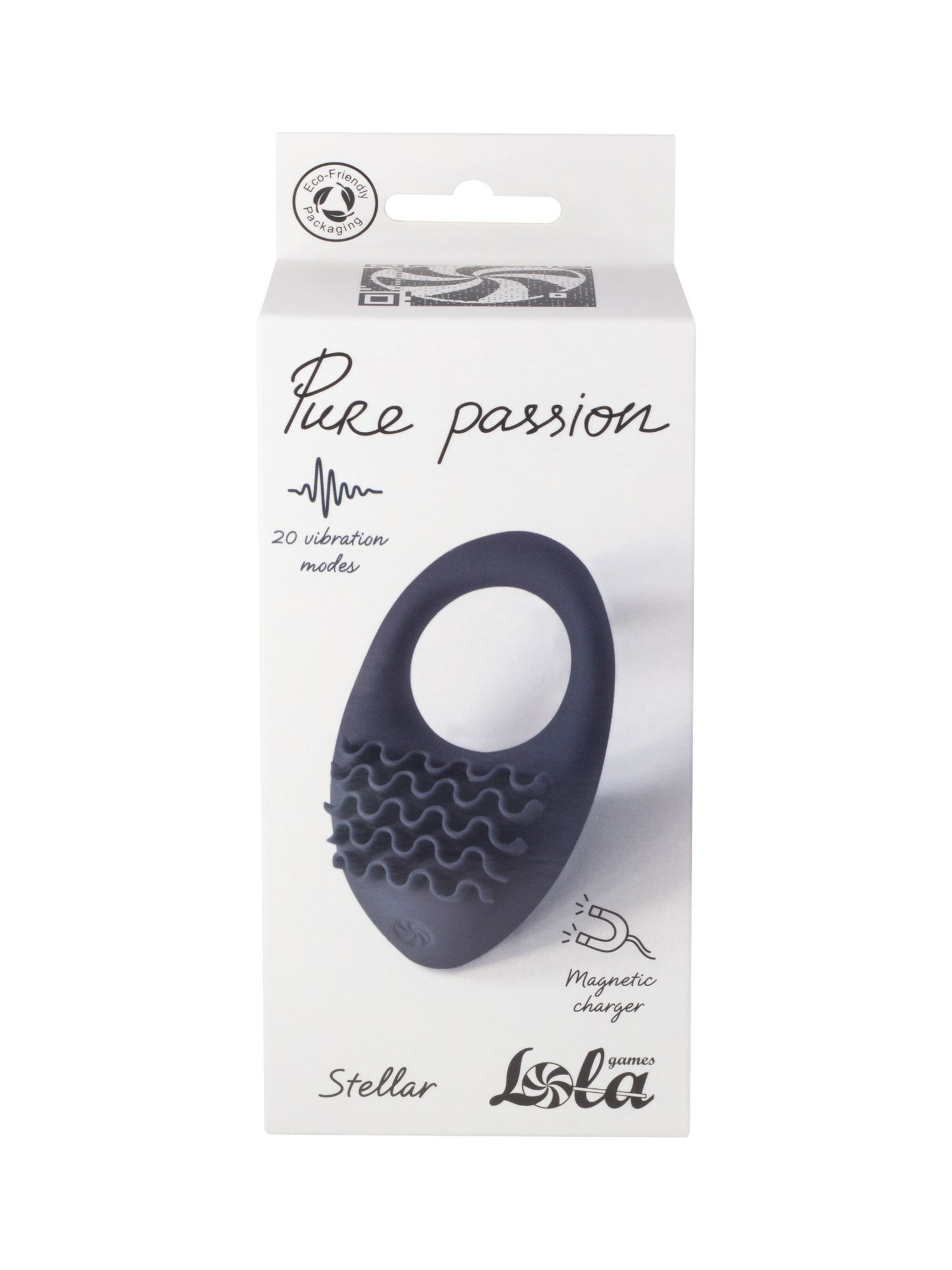 перезаряжаемое эрекционное виброкольцо pure passion stellar black 1501-01lola в Севастополе