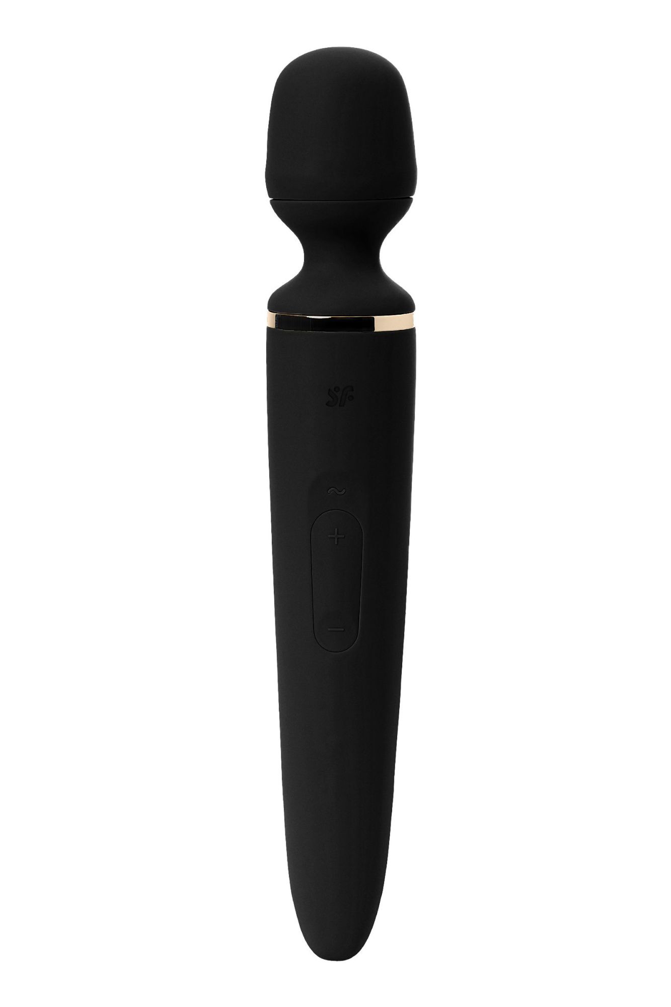 нереалистичный вибратор satisfyer woman wand, abs пластик, черный, 34 см. в Севастополе