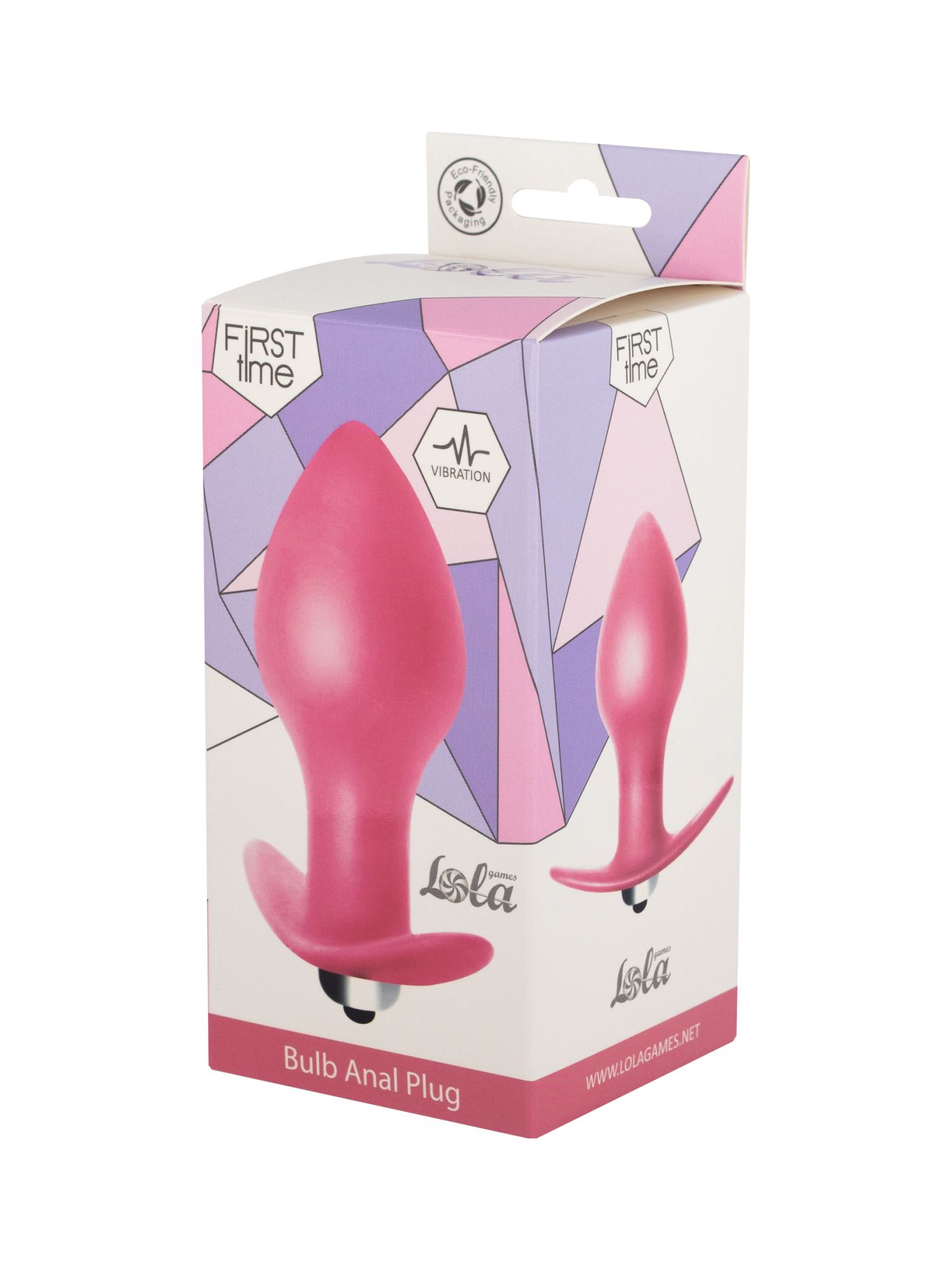 анальная пробка с вибрацией bulb anal plug pink (батарейки ааа) 5006-01lola в Севастополе