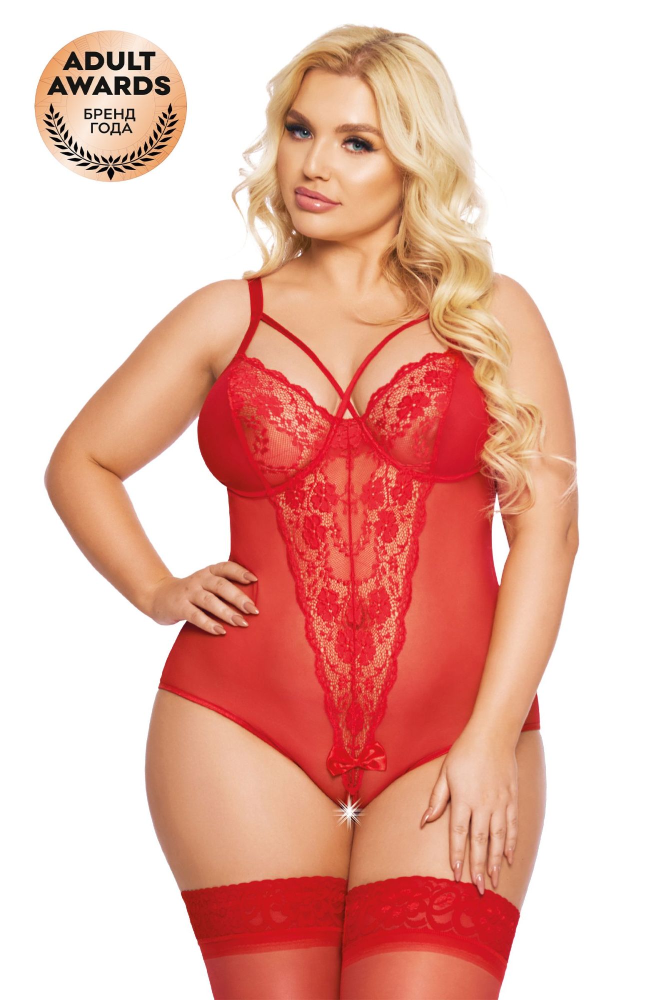 Эротическое боди softline collection amanda, красный, xxl в Севастополе