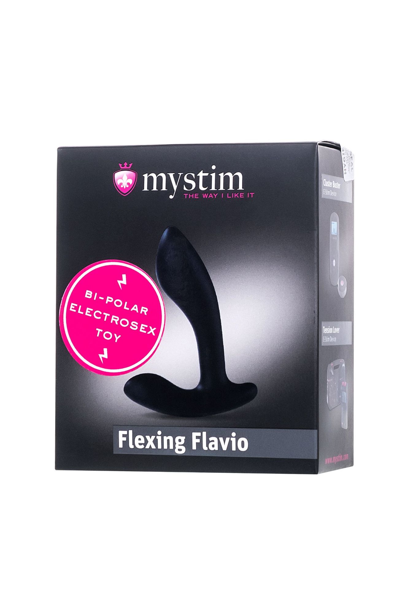 электростимулятор mystim flexing flavio, силикон, черный, 9 см в Севастополе