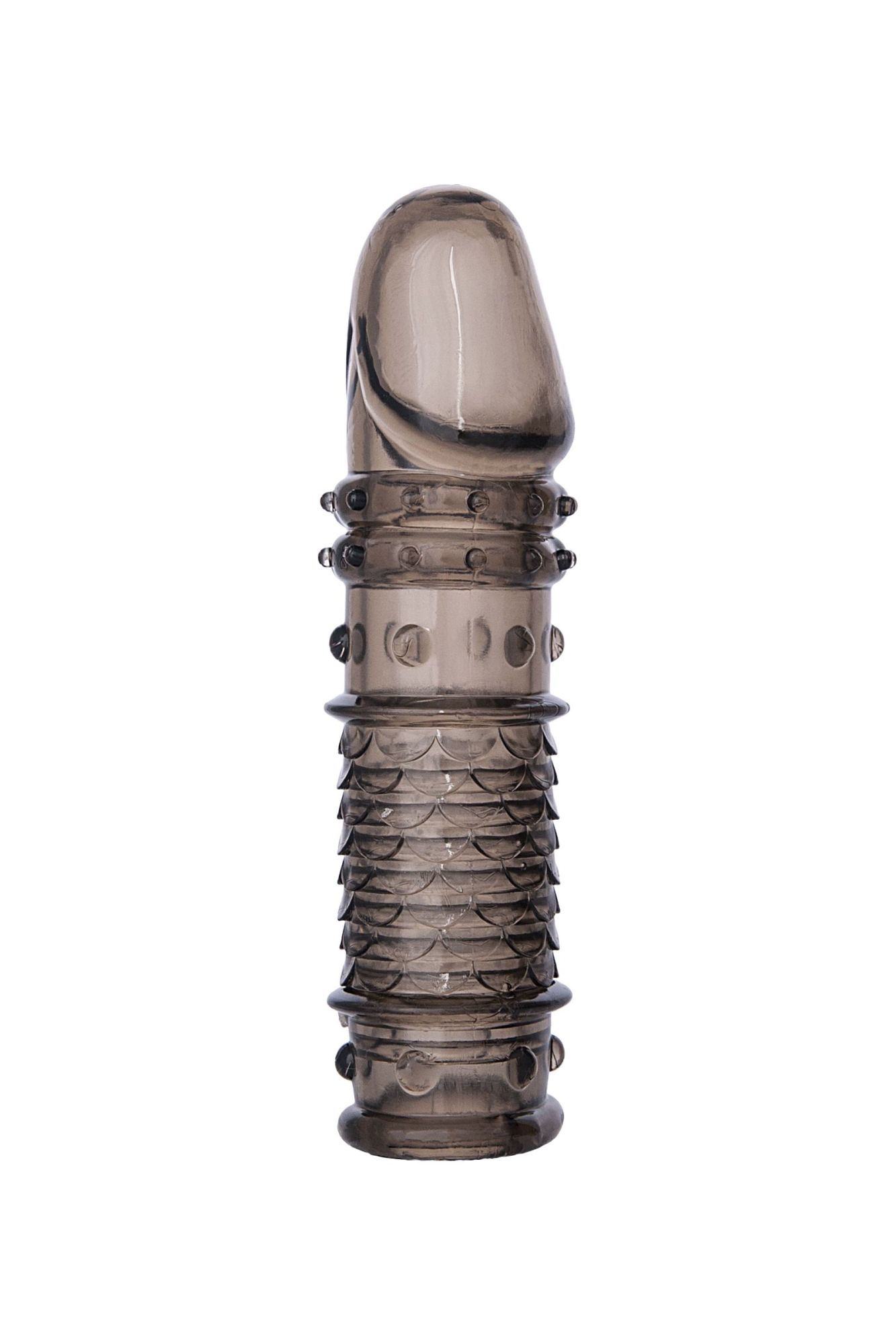 насадка toyfa xlover, для увеличения размера, tpe, черная прозрачная, 13,5 см в Севастополе