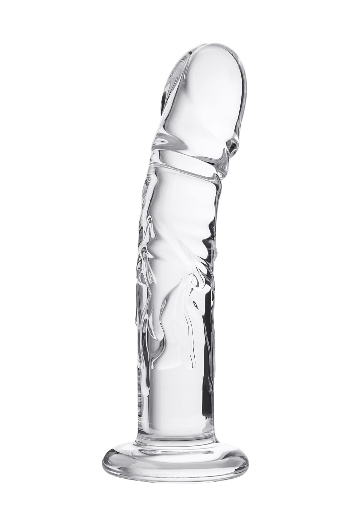 нереалистичный фаллоимитатор sexus glass, стекло, прозрачный, 19,5 см в Севастополе
