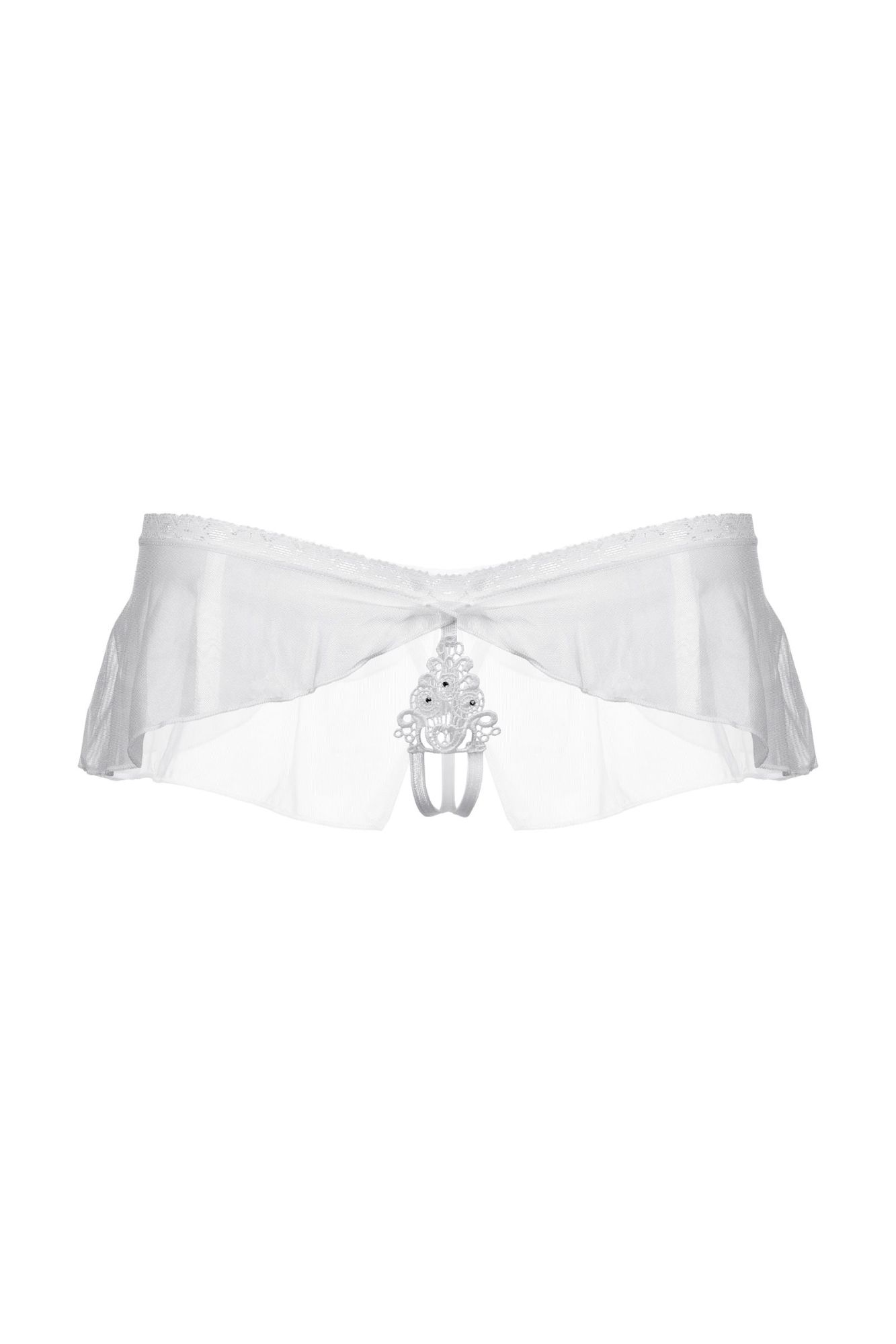Эротическое стринги с юбочкой softline collection, белый, m/l в Севастополе