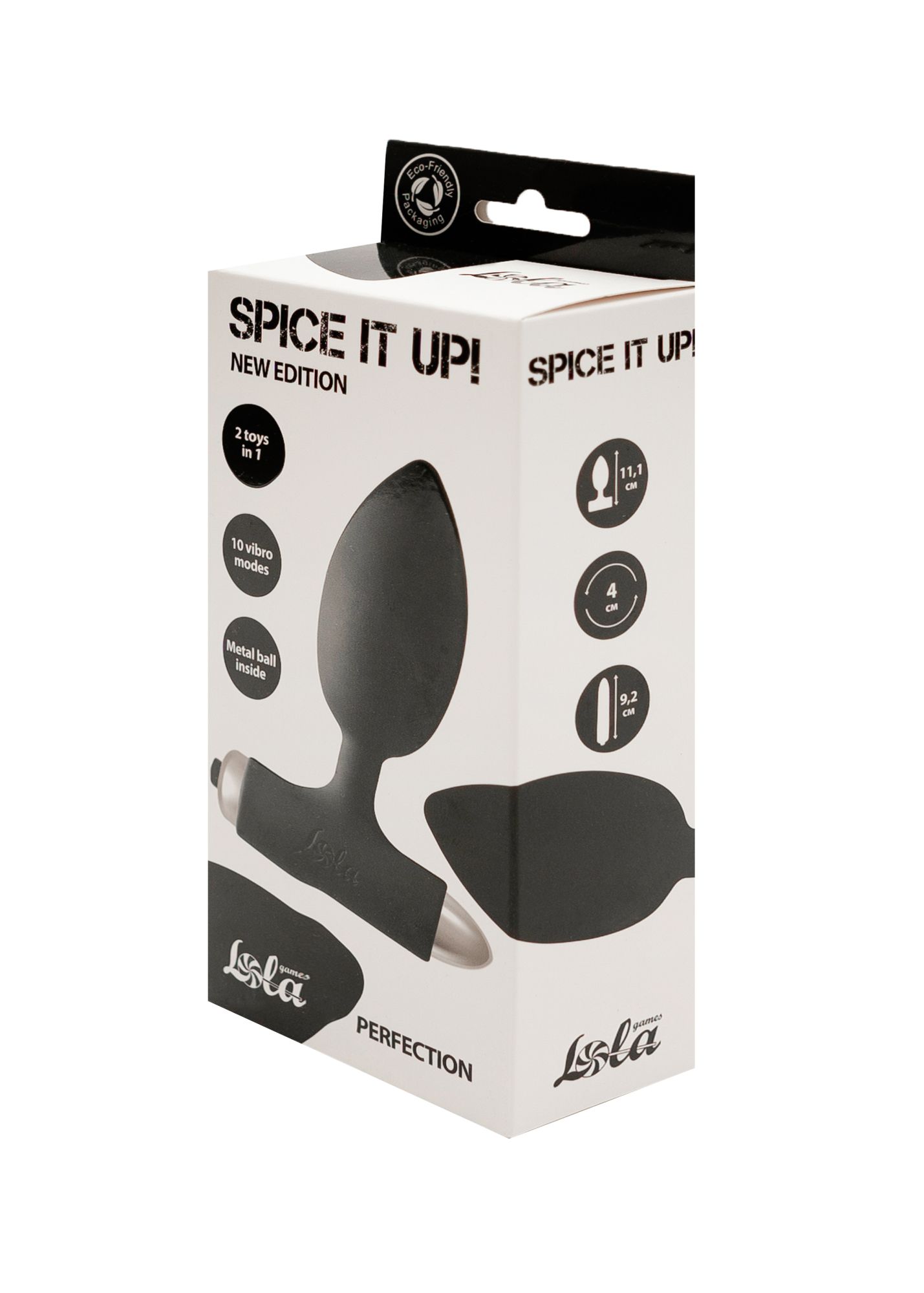 анальная пробка с вибрацией spice it up new edition perfection black 8014-01lola в Севастополе