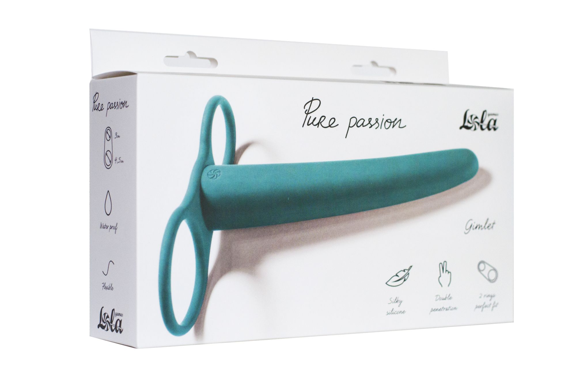 насадка для двойного проникновения pure passion gimlet green 1200-03lola в Севастополе