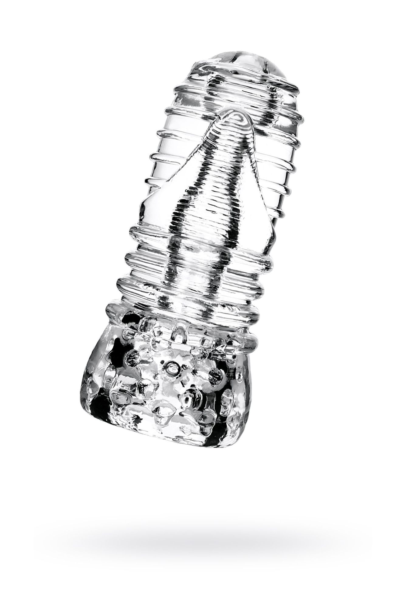 мастурбатор нереалистичный lingam by toyfa savitri, tpe, прозрачный, 14 см в Севастополе