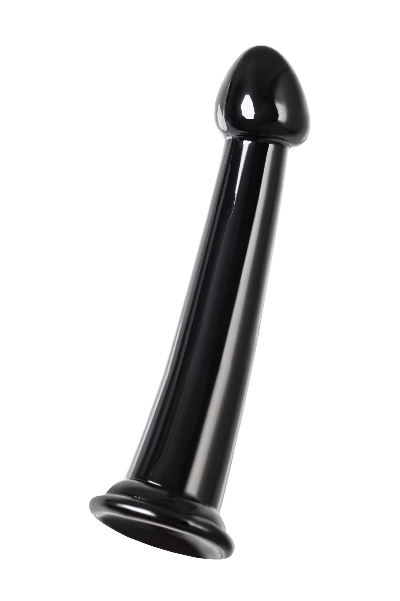 нереалистичный фаллоимитатор jelly dildo m toyfa basic, tpe, чёрный, 18 см в Севастополе