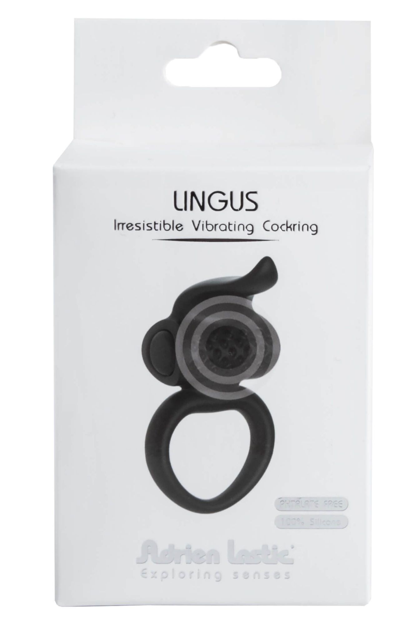 виброкольцо adrien lastic lingus, черное в Севастополе