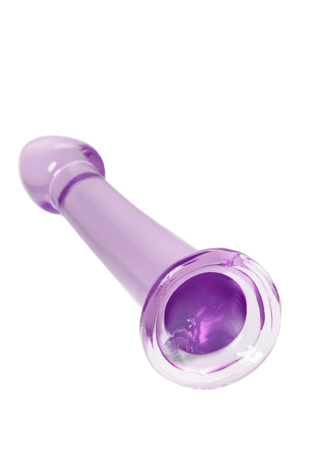 нереалистичный фаллоимитатор jelly dildo s toyfa basic, tpe, фиолетовый, 15,5 см в Севастополе