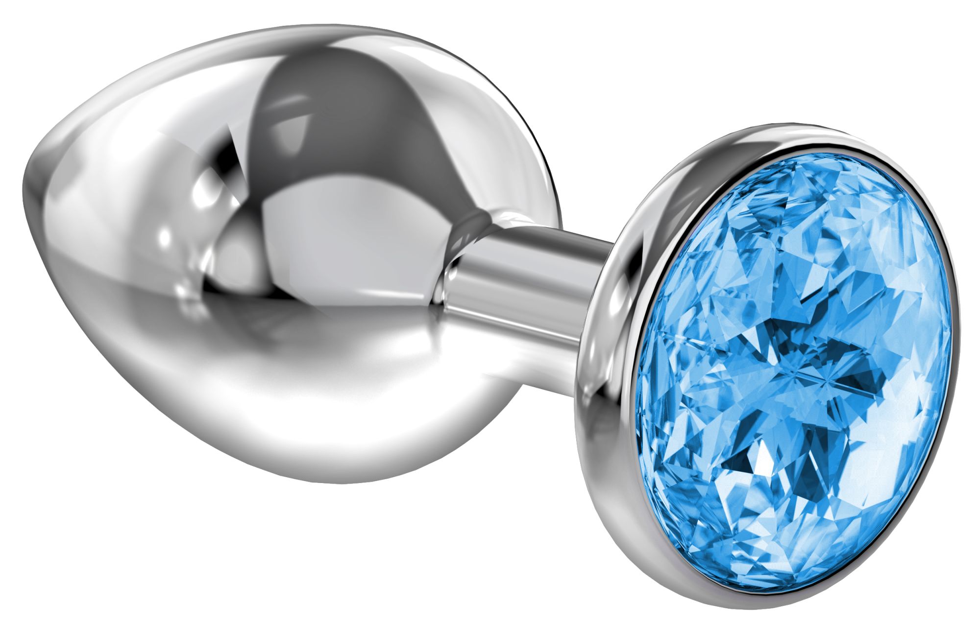 анальная пробка diamond light blue sparkle large 4010-04lola в Севастополе