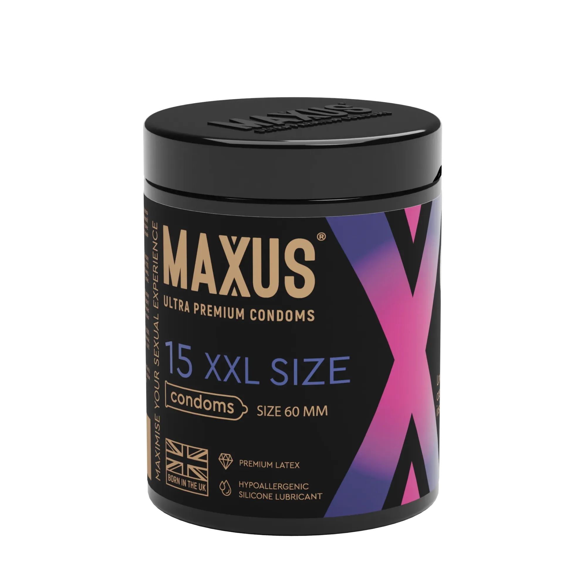 Презервативы MAXUS XXL 15шт. гладкие, увеличенные в Севастополе
