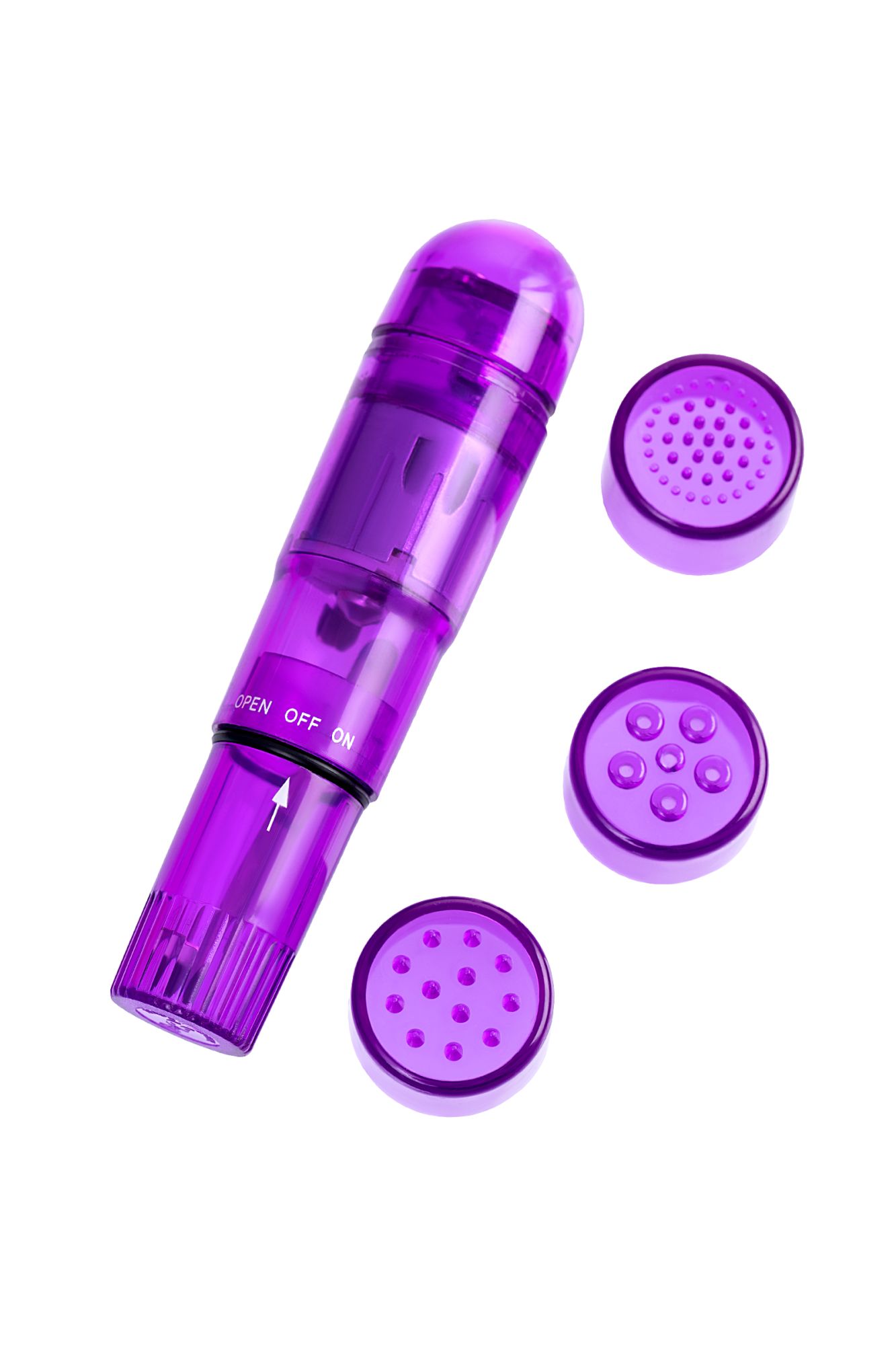 вибромассажер xoxo mini, abs пластик, фиолетовый, 10 см в Севастополе