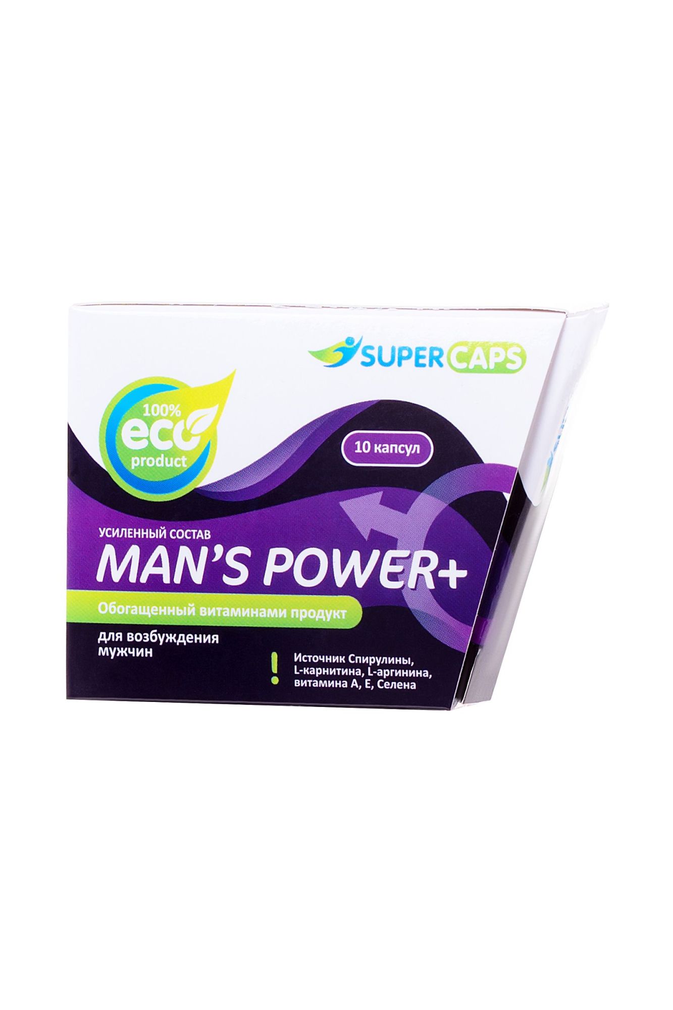капсулы man"s power плюс возбуждающее средство, 10 шт в Севастополе