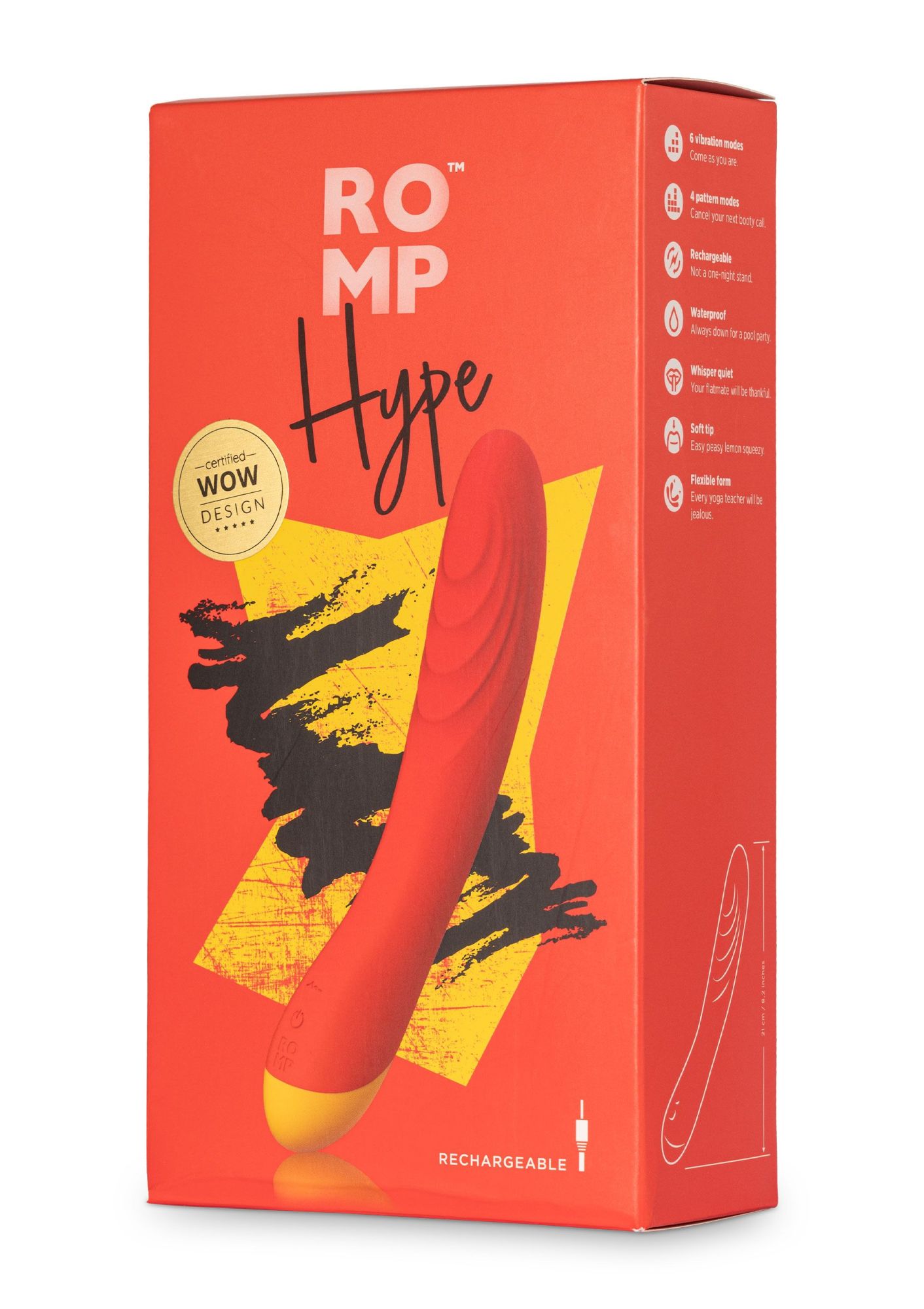 вибратор romp hype, красный в Севастополе