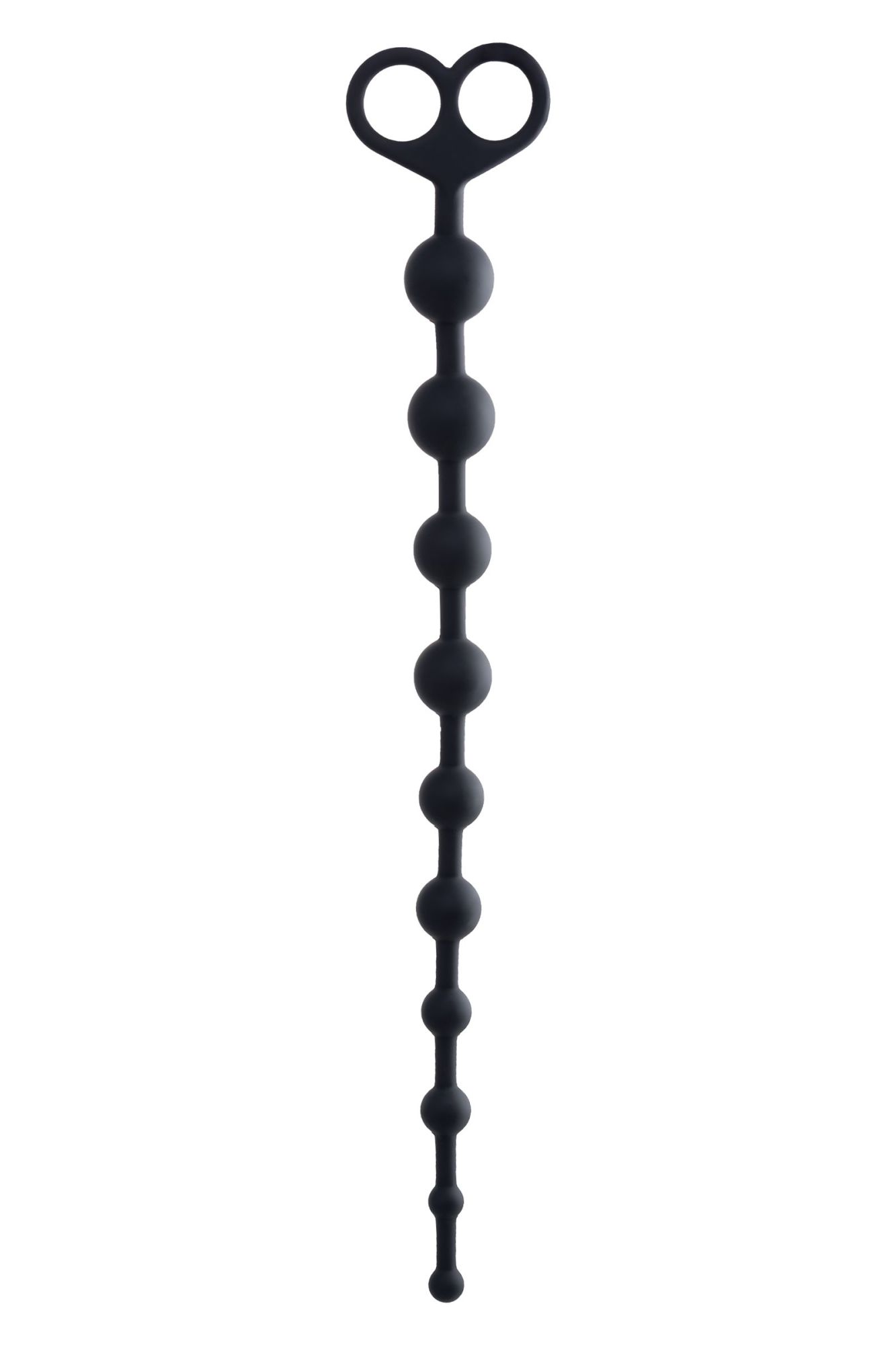 анальные бусы toyfa popo pleasure cephei, водонепроницаемые, силикон, черные, 33,5 см, ø 2,4 см в Севастополе