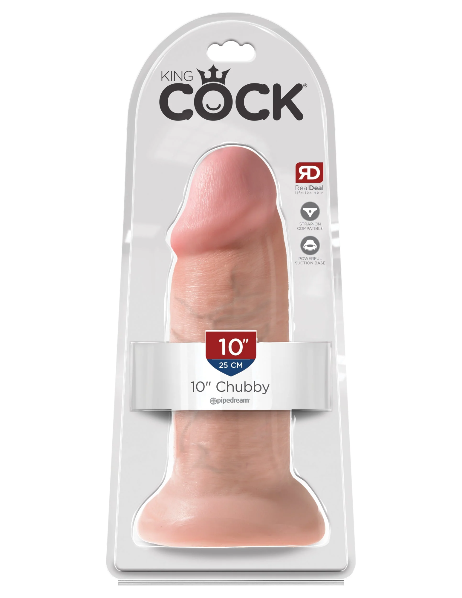 фаллоимитатор king cock 10" chubby - flesh pipedream 553621pd в Севастополе