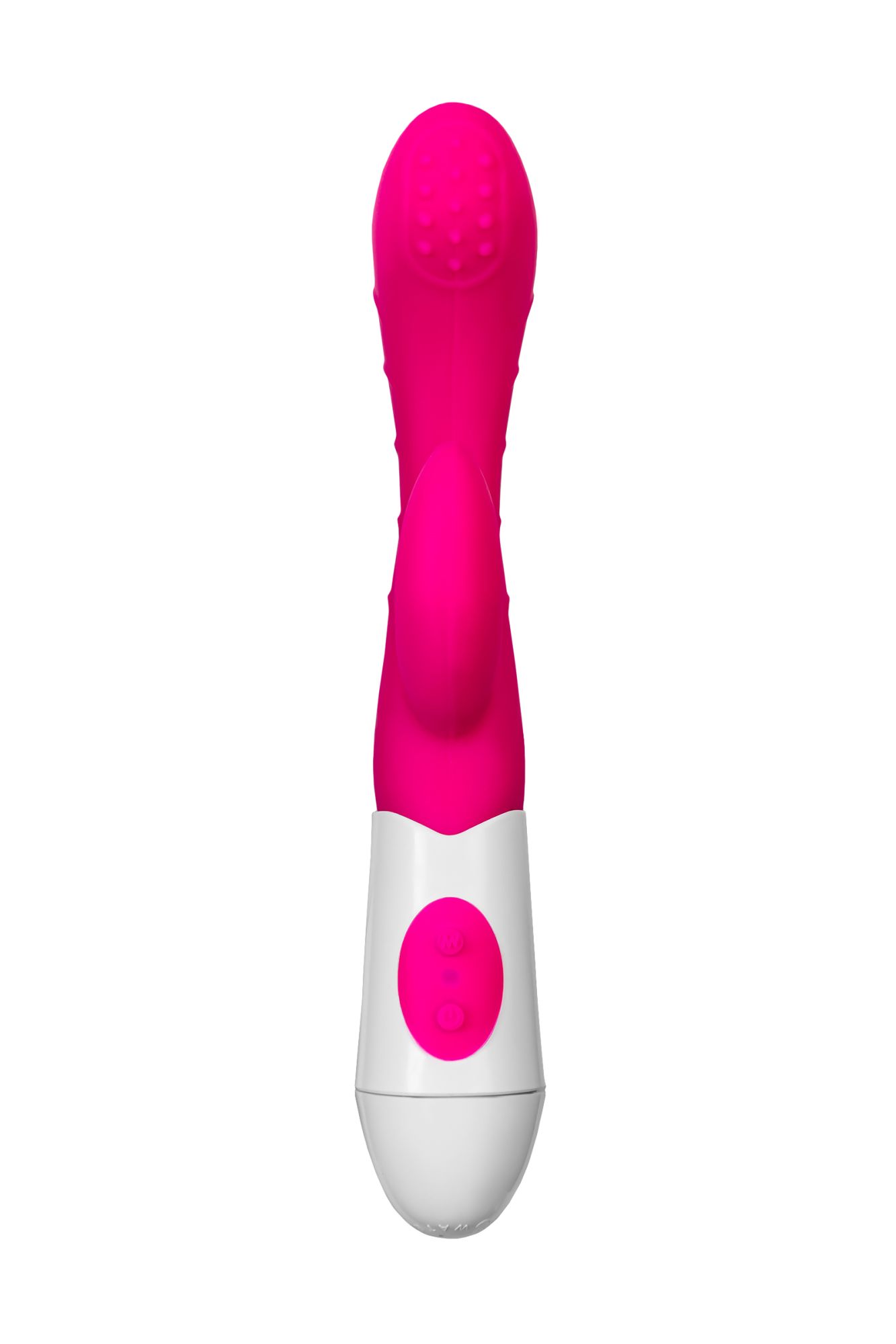 вибратор с клиторальным стимулятором toyfa a-toys nessy, силикон, розовый, 20 см в Севастополе