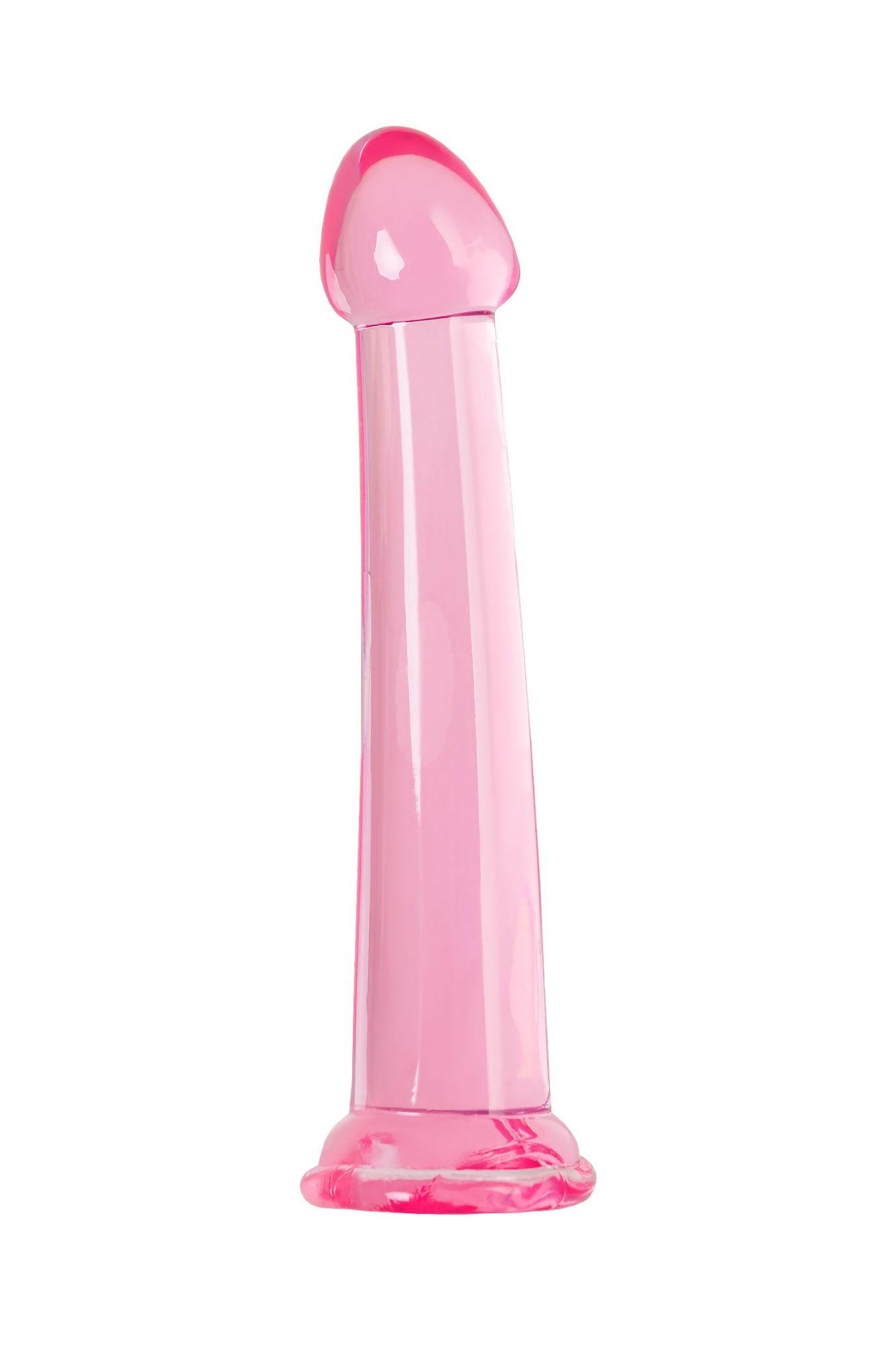 нереалистичный фаллоимитатор jelly dildo l toyfa basic, tpe, розовый, 20 см в Севастополе