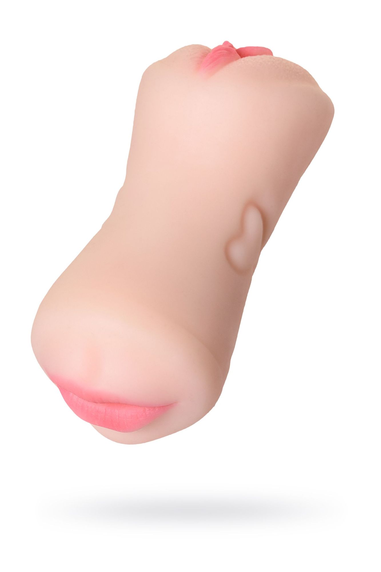мастурбатор реалистичный toyfa juicy pussy pretty mouth, рот и вагина, softskin, телесный,17 см в Севастополе