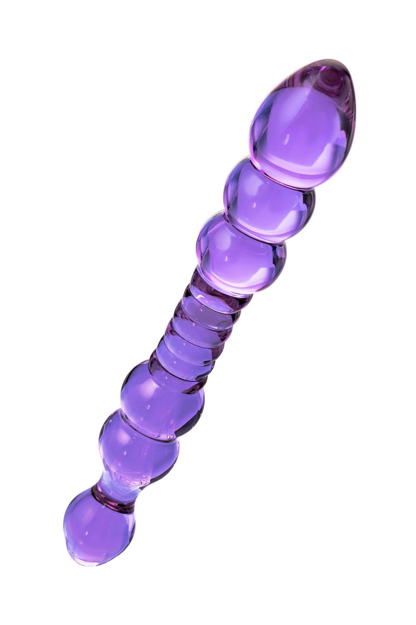 двусторонний фаллоимитатор sexus glass, стекло, розовый, 22,5 см в Севастополе