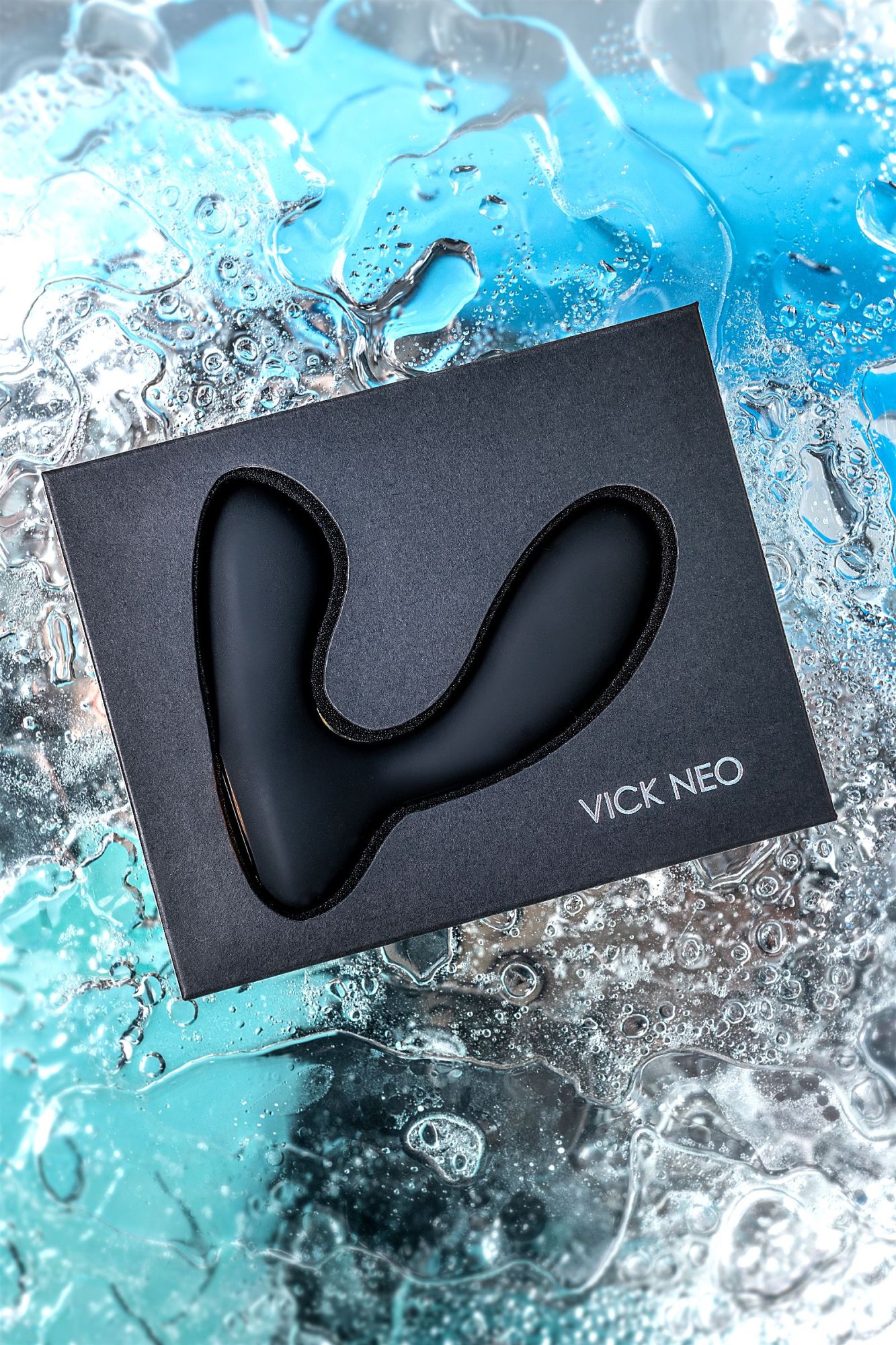 стимулятор простаты svakom vick neo, силикон, чёрный, 10 см в Севастополе