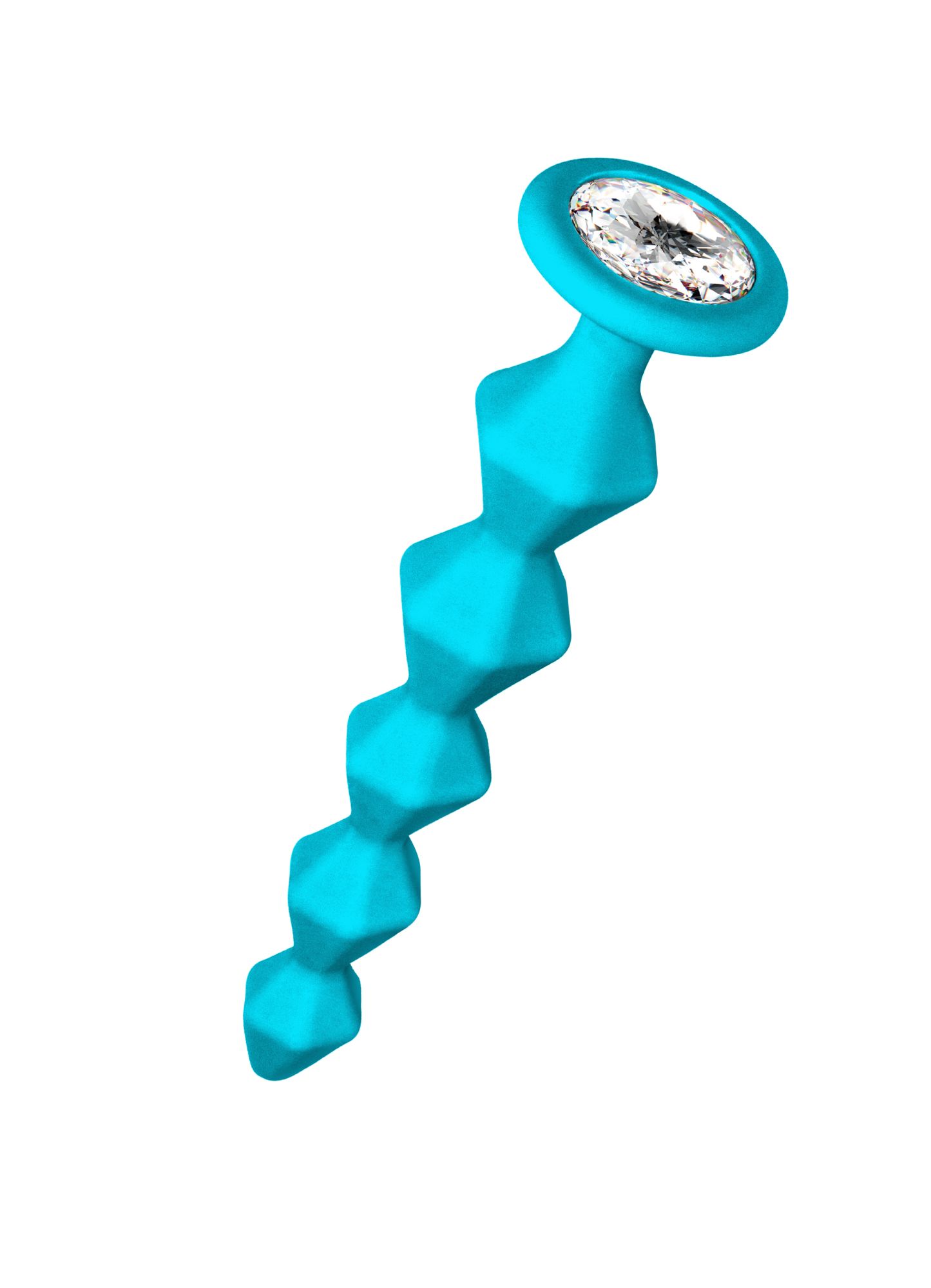 анальная цепочка с кристаллом emotions buddy turquoise 1400-02lola в Севастополе
