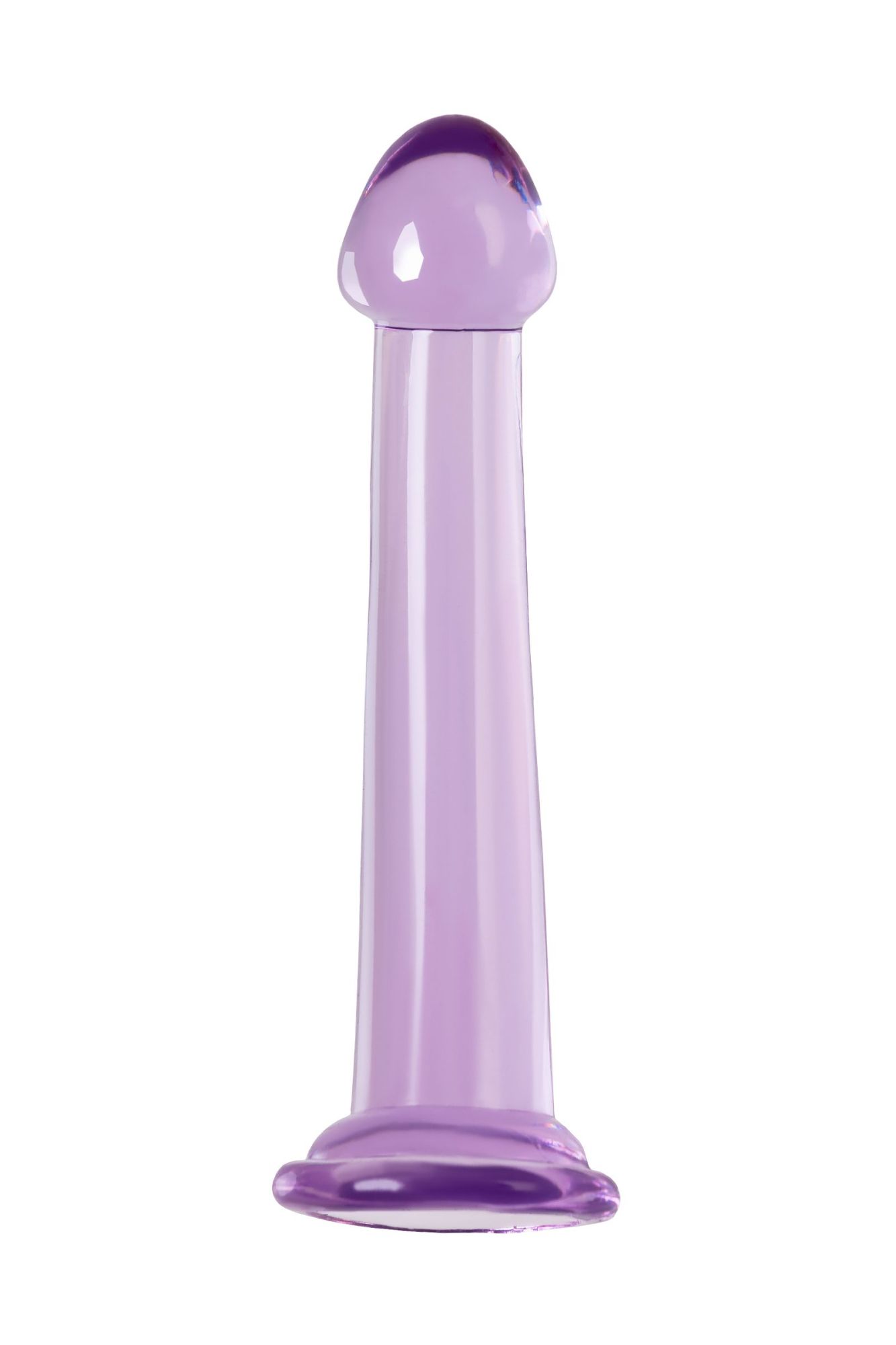 нереалистичный фаллоимитатор jelly dildo s toyfa basic, tpe, фиолетовый, 15,5 см в Севастополе