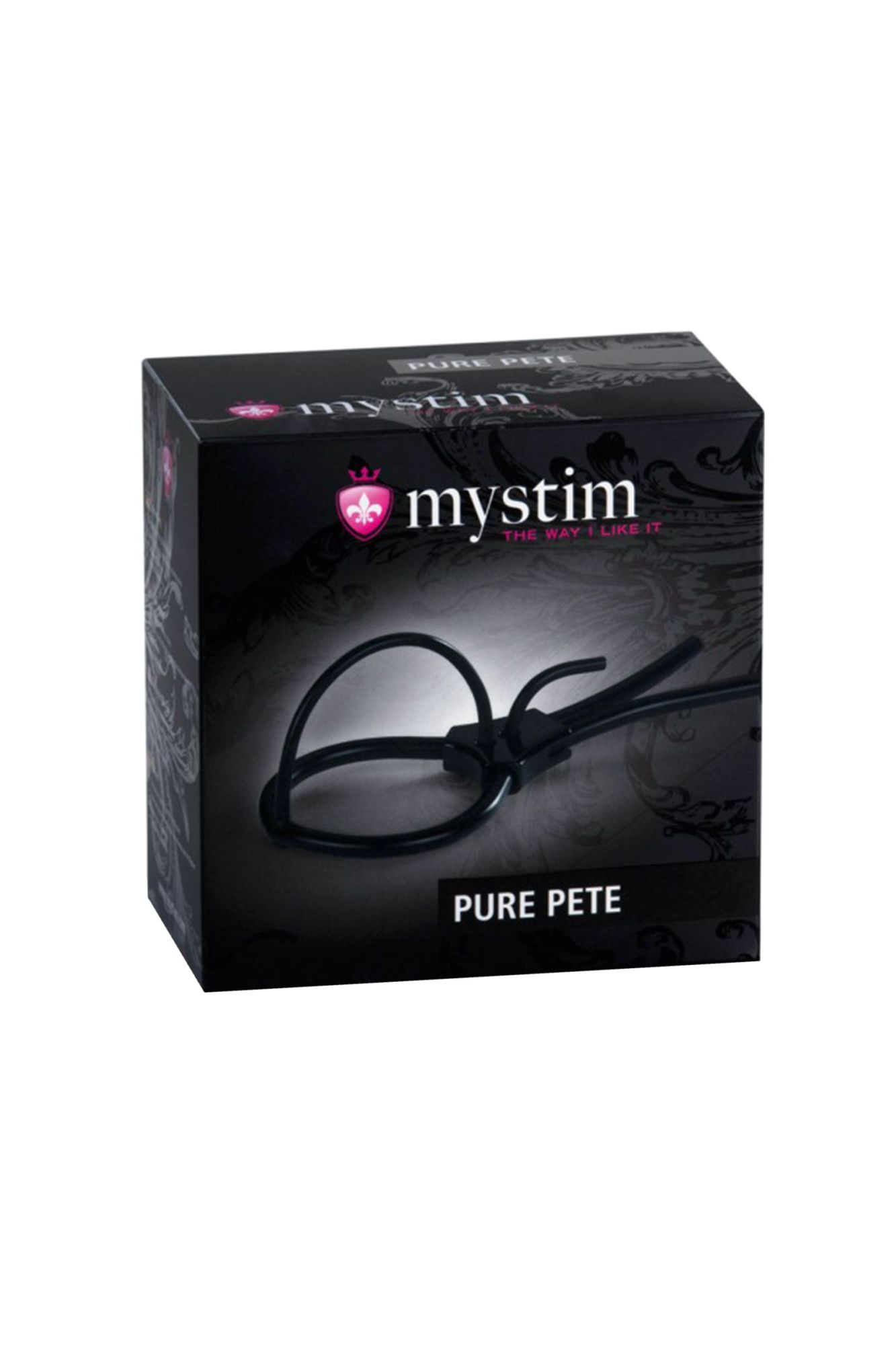 электросбруя mystim pure pete, силикон, черный, 14 см в Севастополе