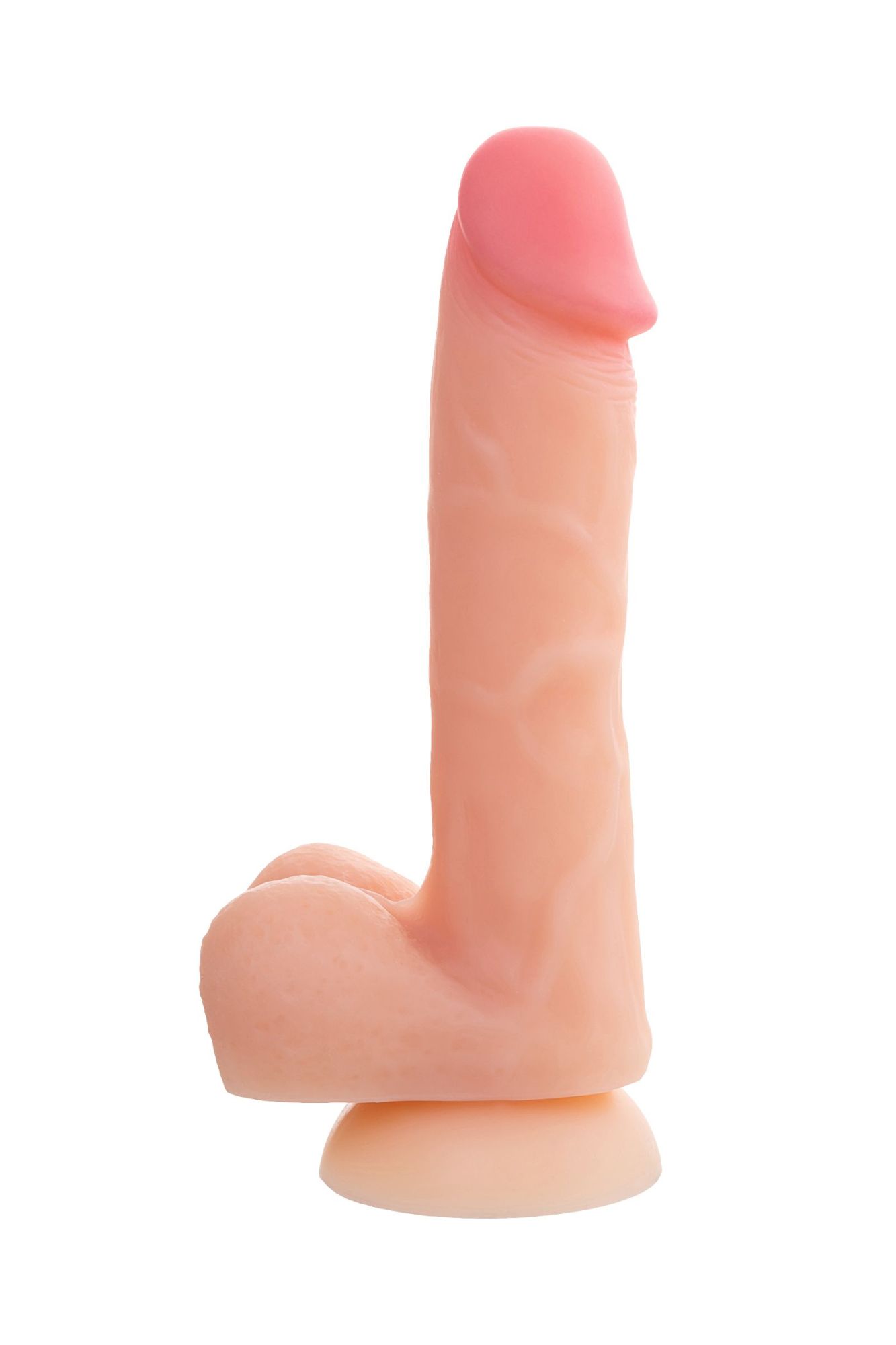 фаллоимитатор realstick silicone hugh j, телесный, 20,5 см в Севастополе