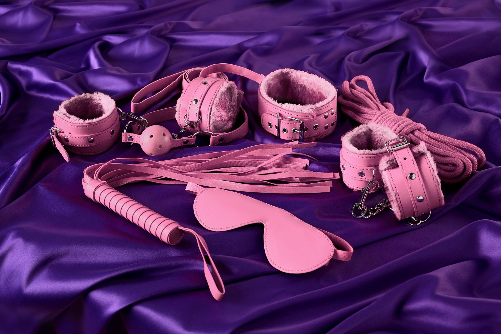 набор для ролевых игр eromantica bdsm nice, розовый в Севастополе