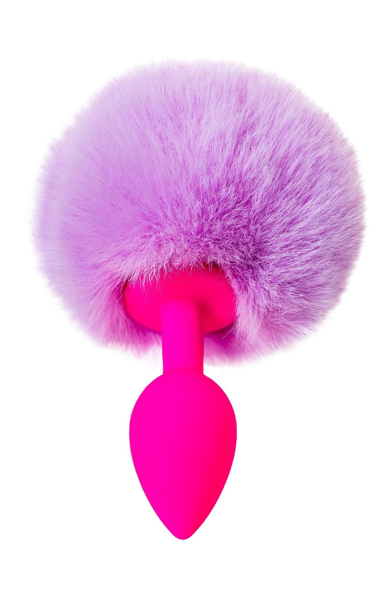 анальная втулка с хвостом todo by toyfa sweet bunny, силикон, розовая в Севастополе