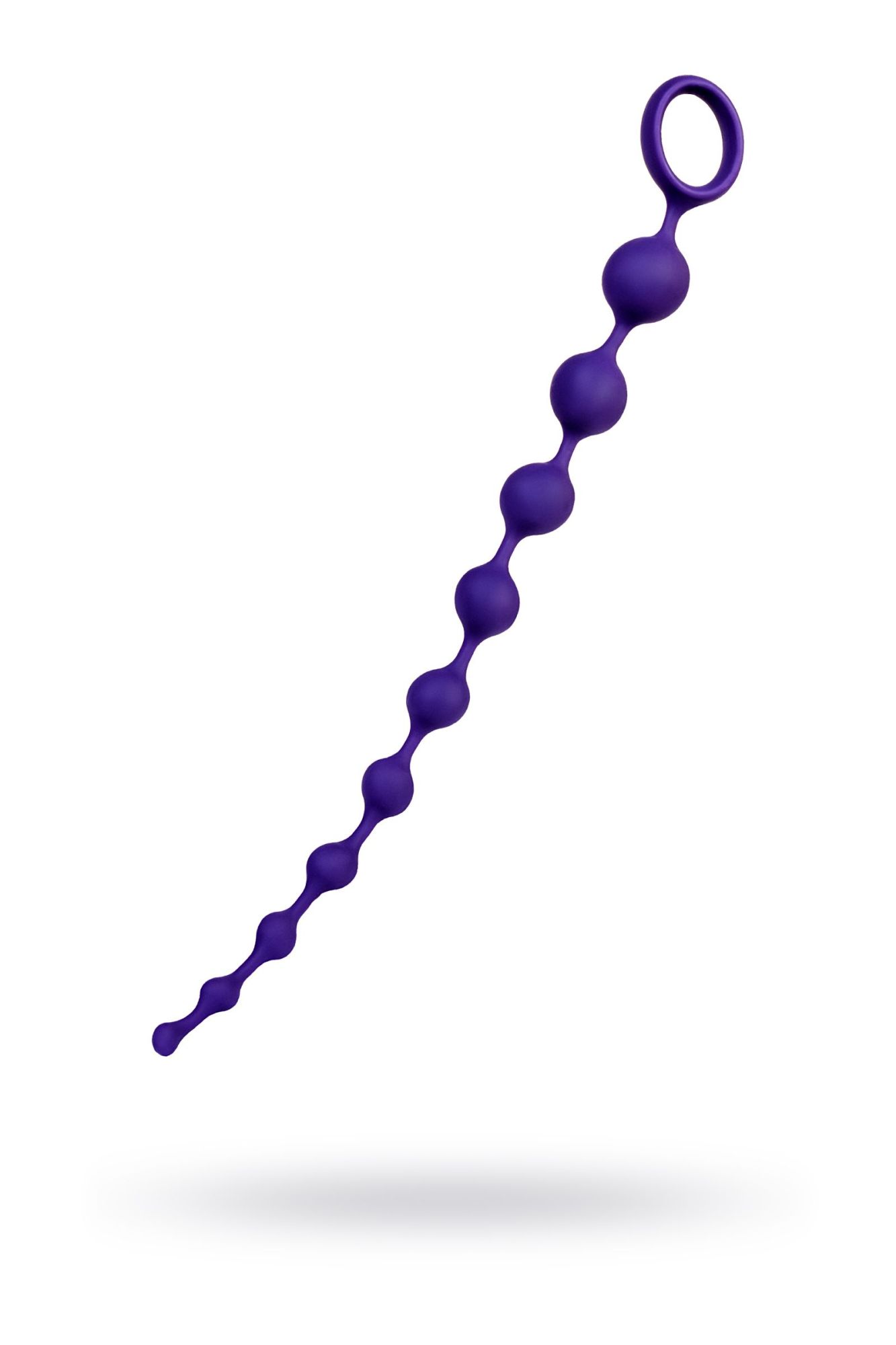 анальная цепочка todo by toyfa grape, силикон, фиолетовая, 35 см, ø 2,7 см в Севастополе