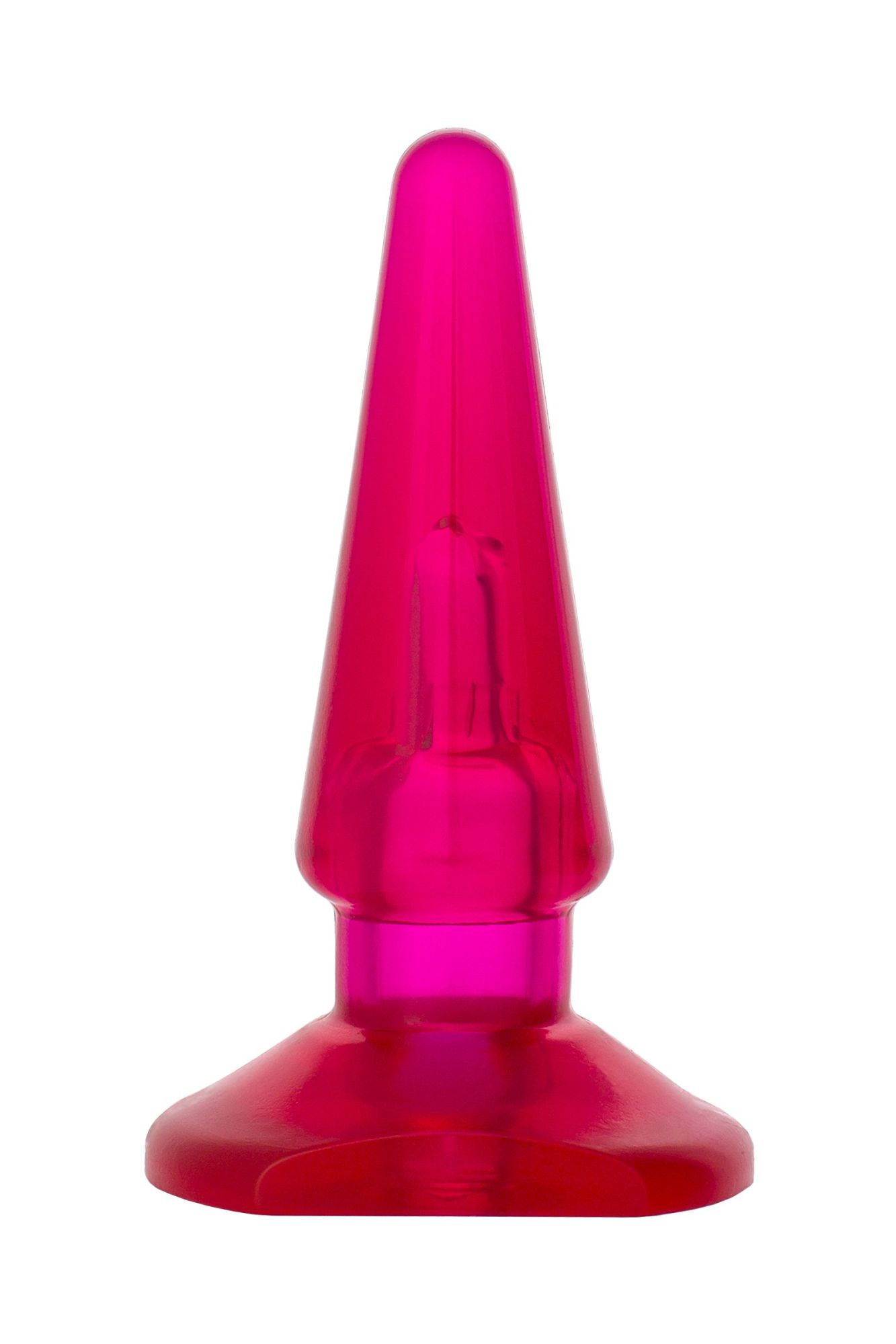 анальная втулка toyfa basic, pvc, розовый, 9,5 см в Севастополе